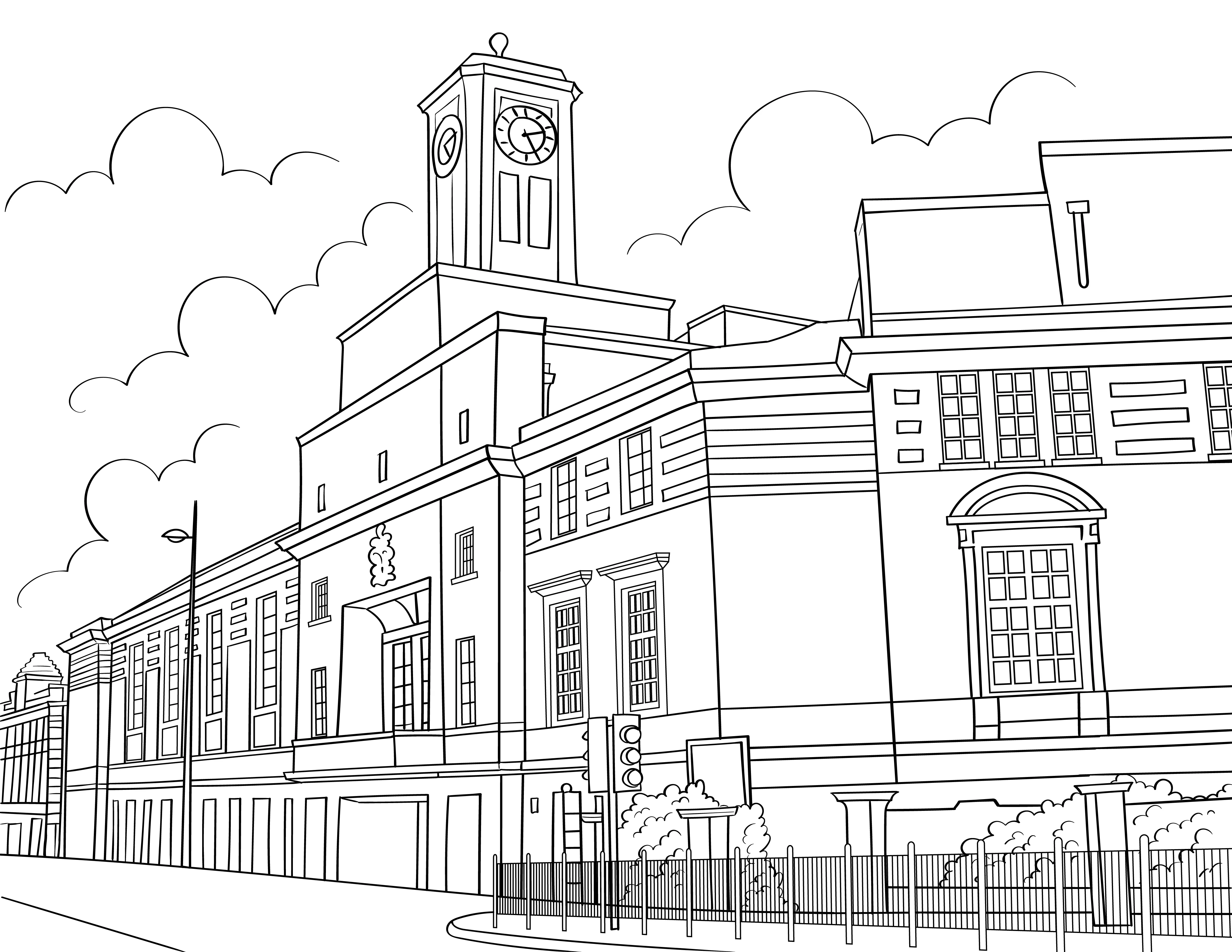 Acton Colouring Book (A4) - Image 3