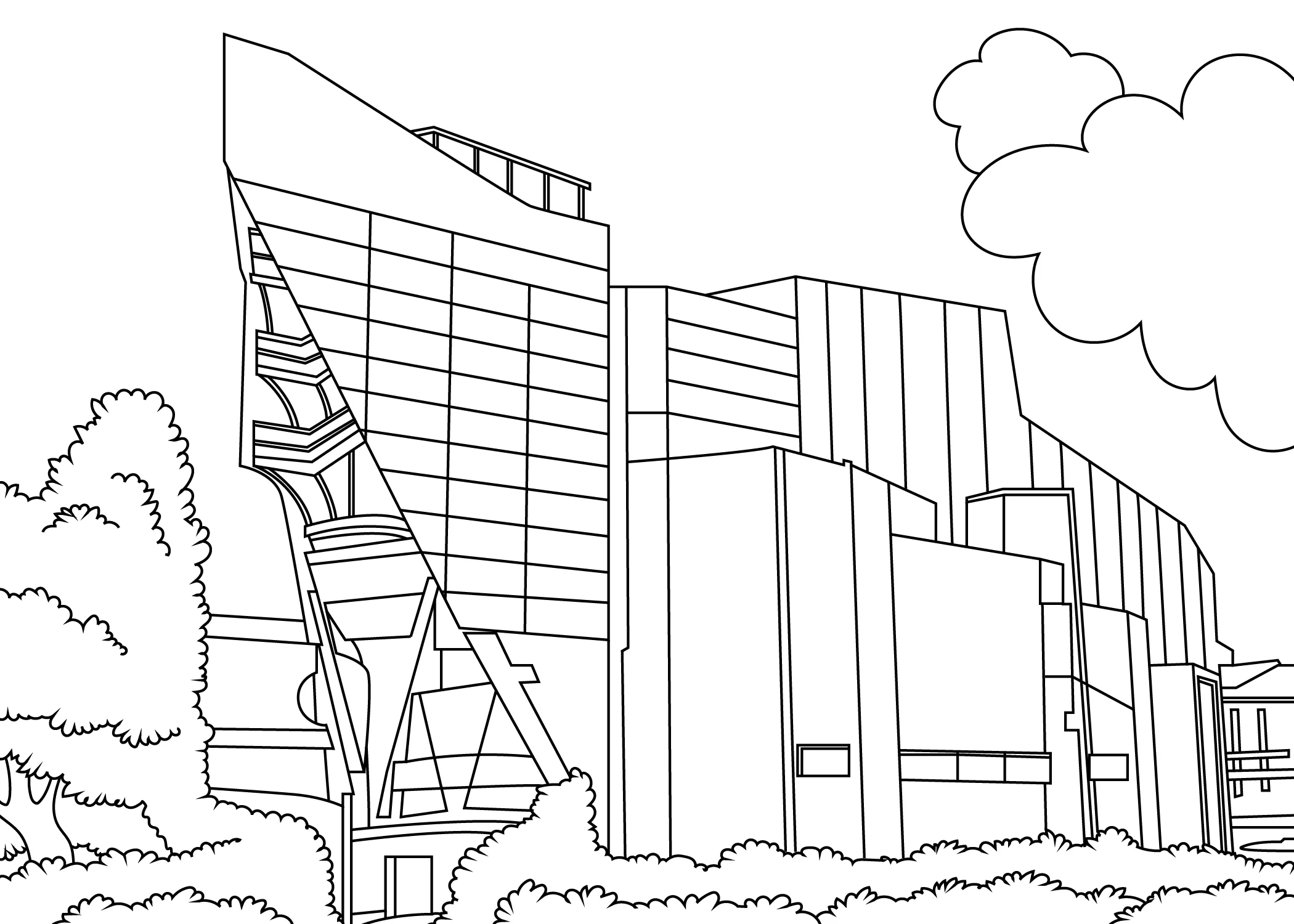 Basingstoke Colouring Book (A4) - Image 3
