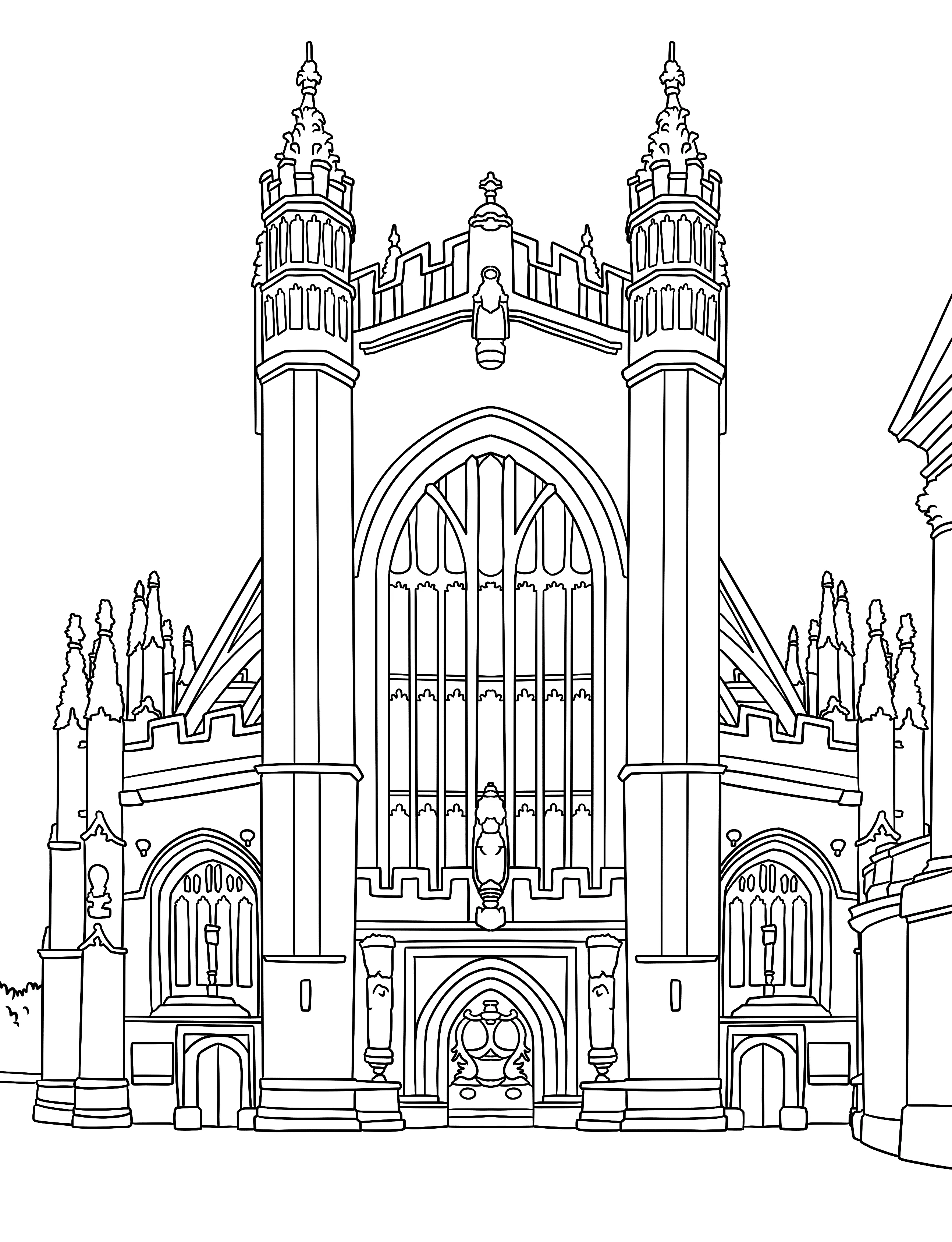 Bath Colouring Book (A4) - Image 3