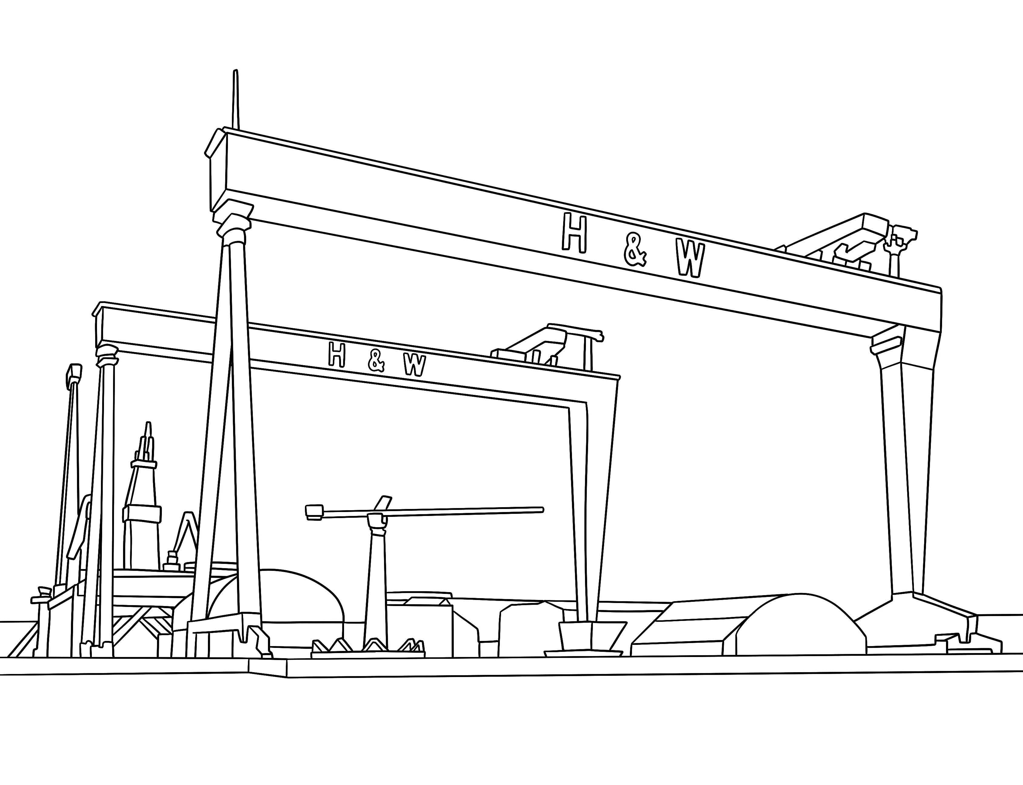 Belfast Colouring Book (A4) - Image 3