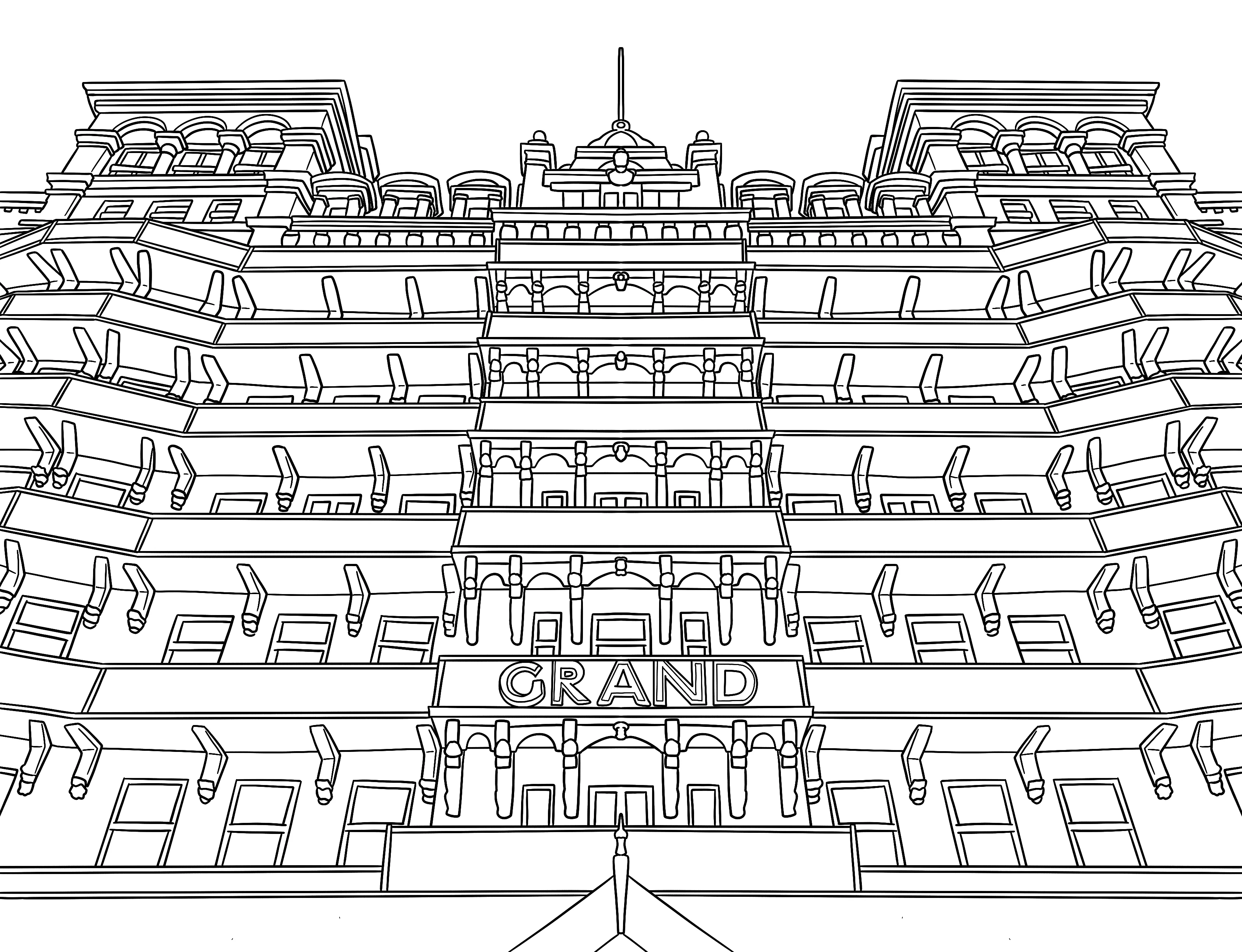 Brighton Colouring Book (A4) - Image 4