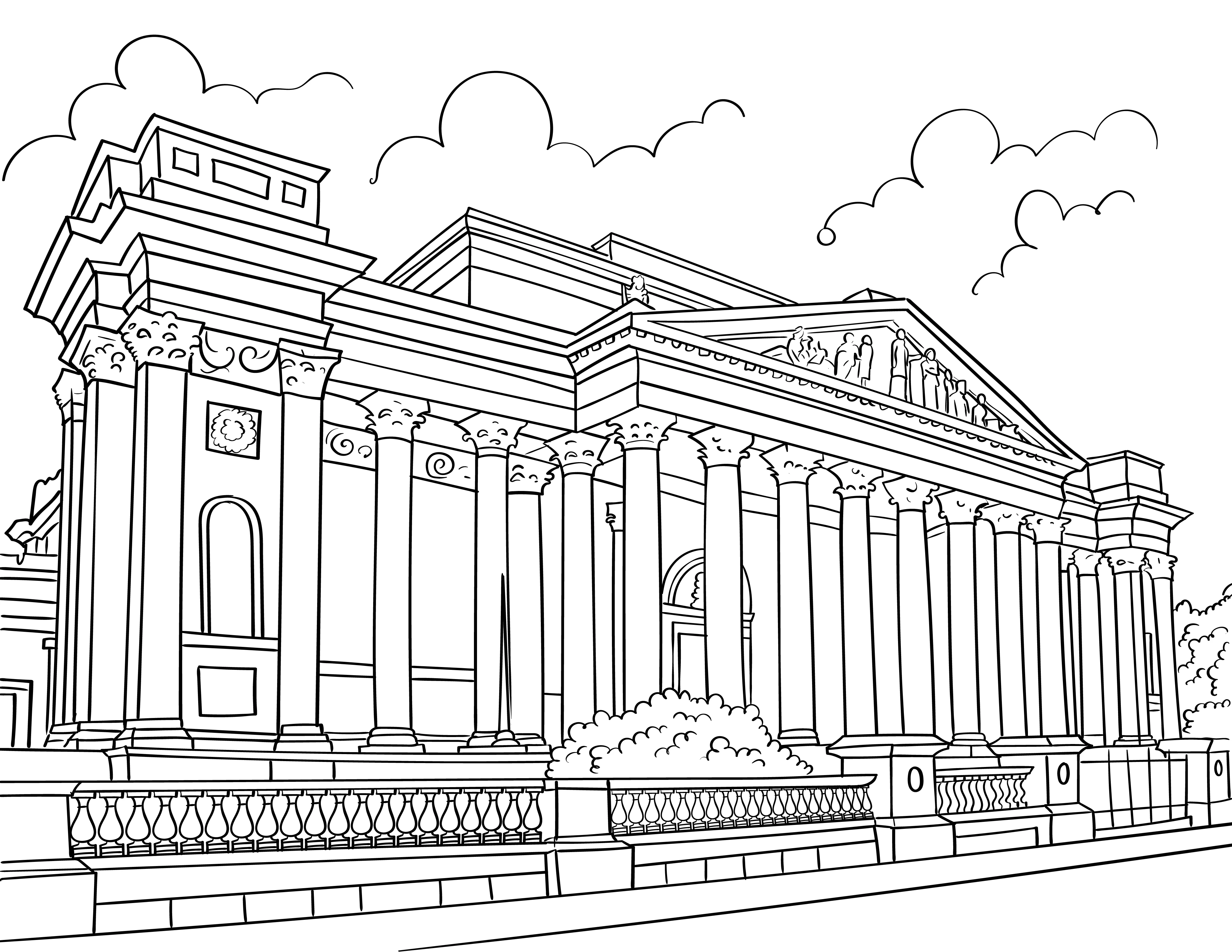 Cambridge Colouring Book (A4) - Image 3