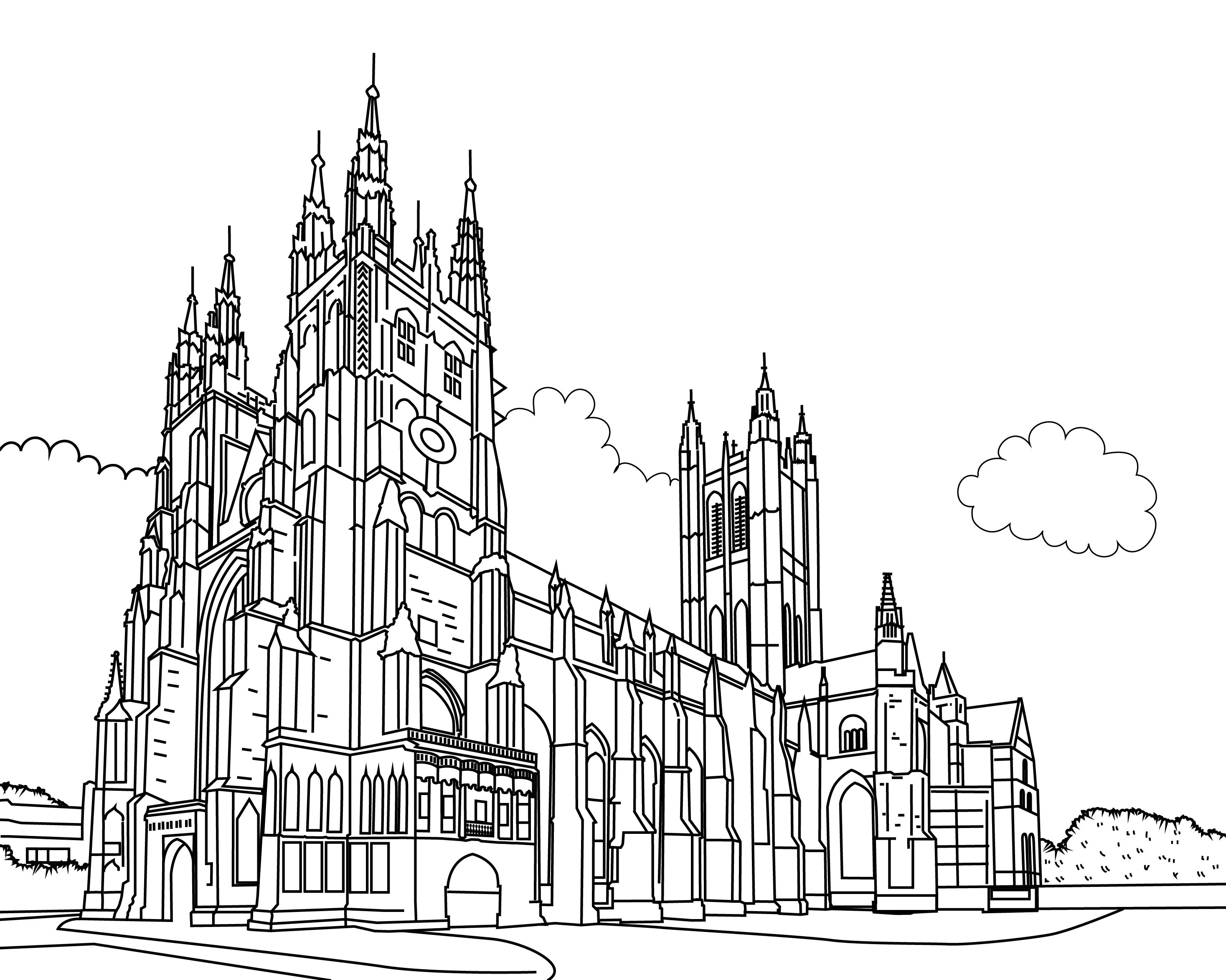 Canterbury Colouring Book (A4) - Image 2