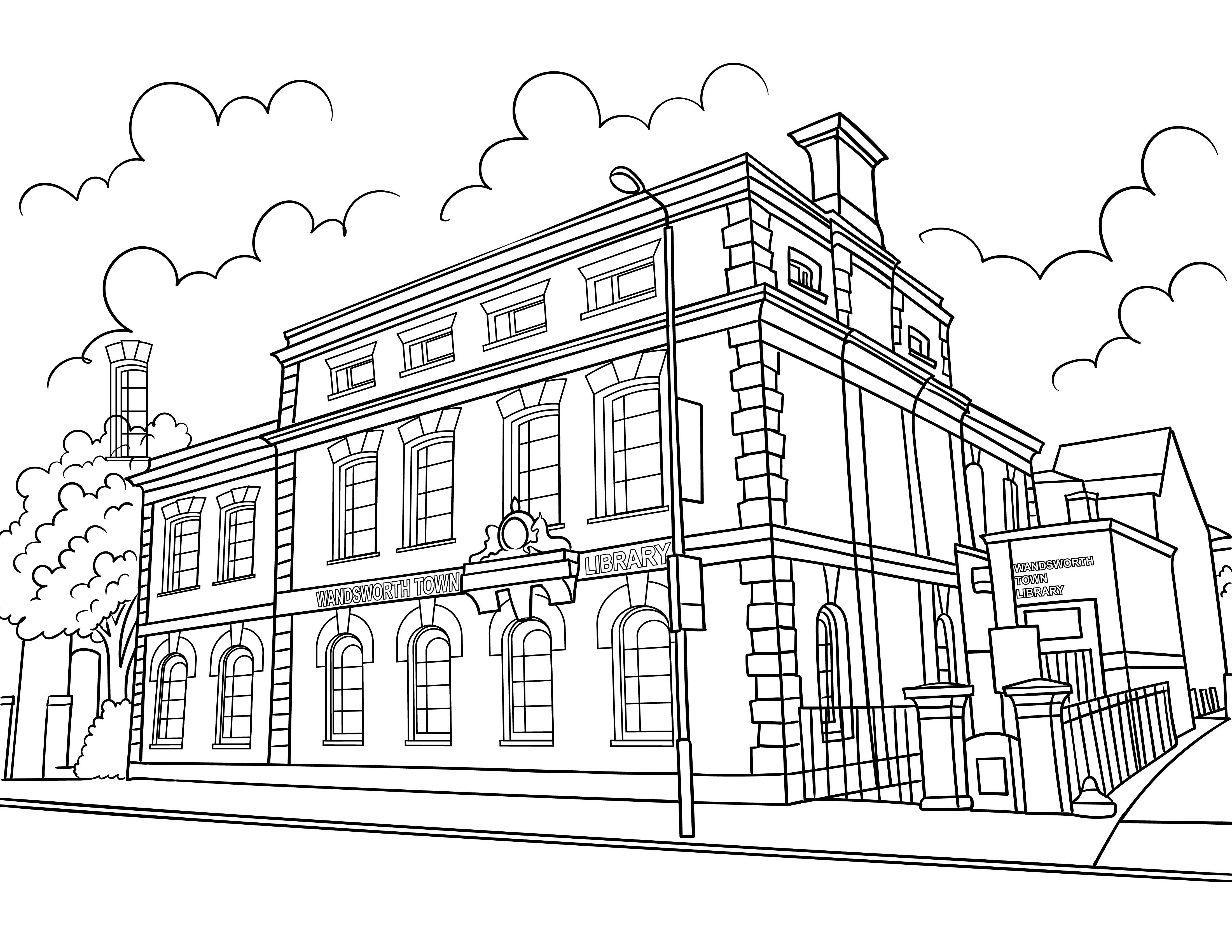 Wandsworth Colouring Book (A4) - Image 4