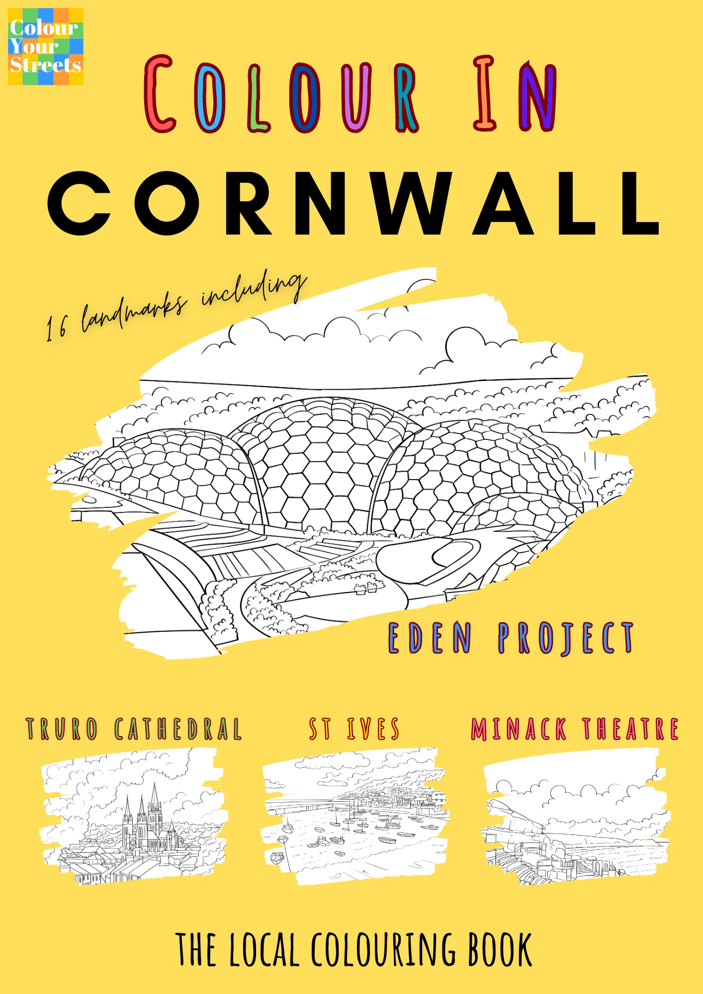 Cornwall Colouring Book (A4)