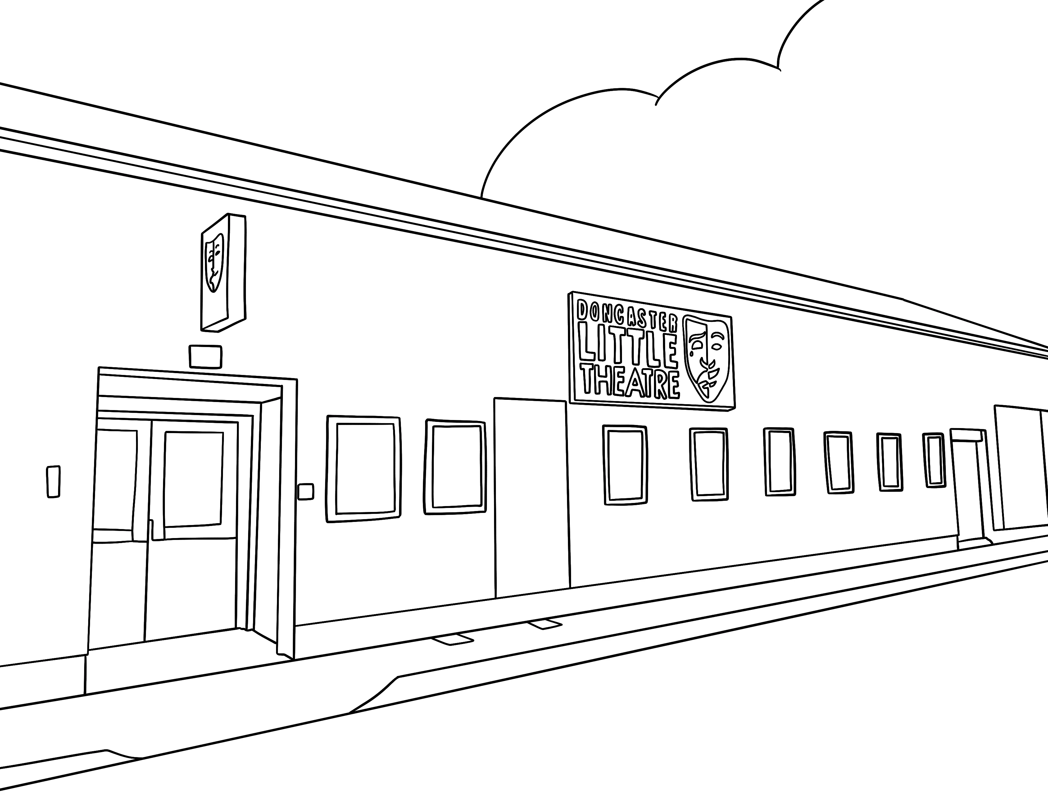 Doncaster Colouring Book (A4) - Image 2