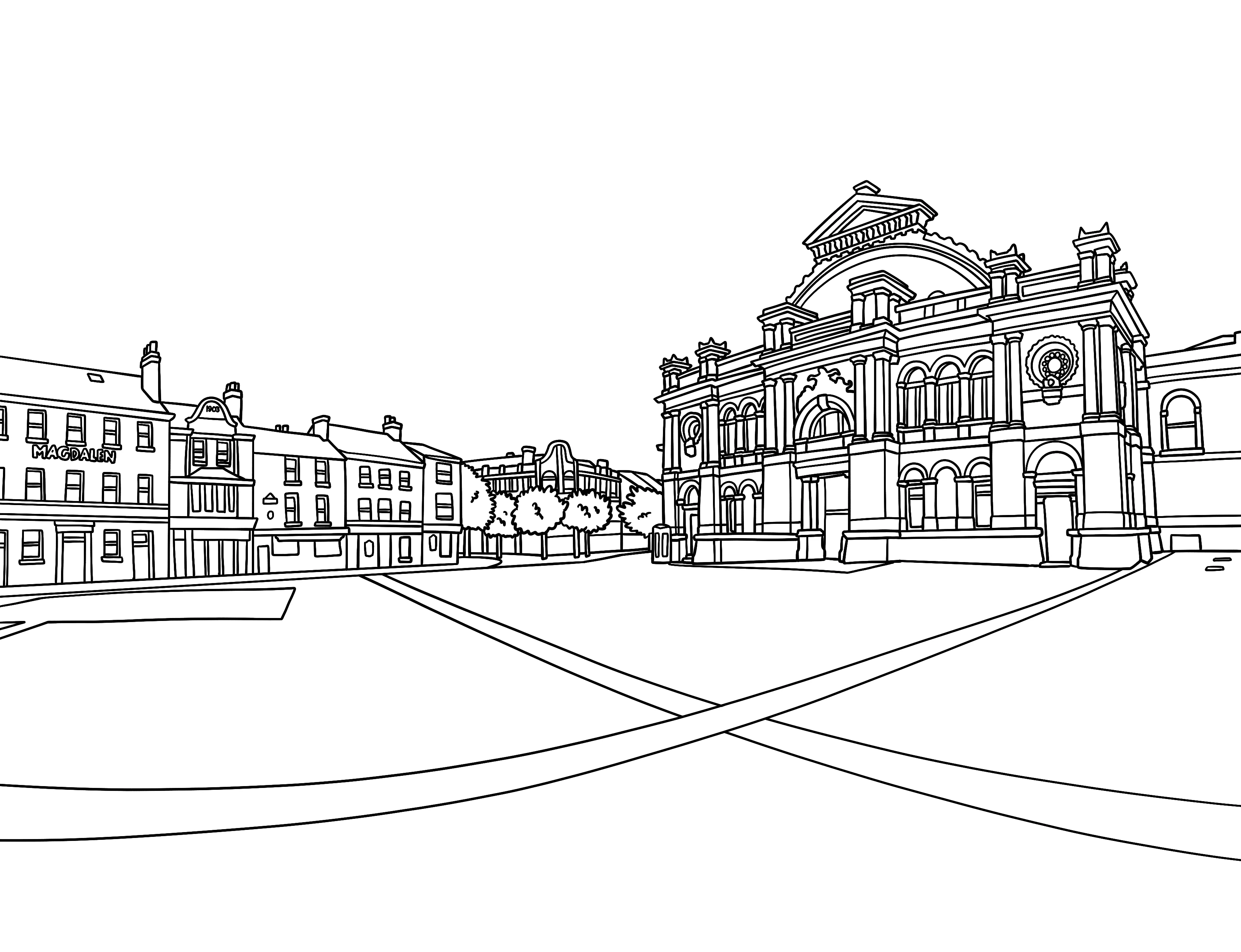 Doncaster Colouring Book (A4) - Image 4