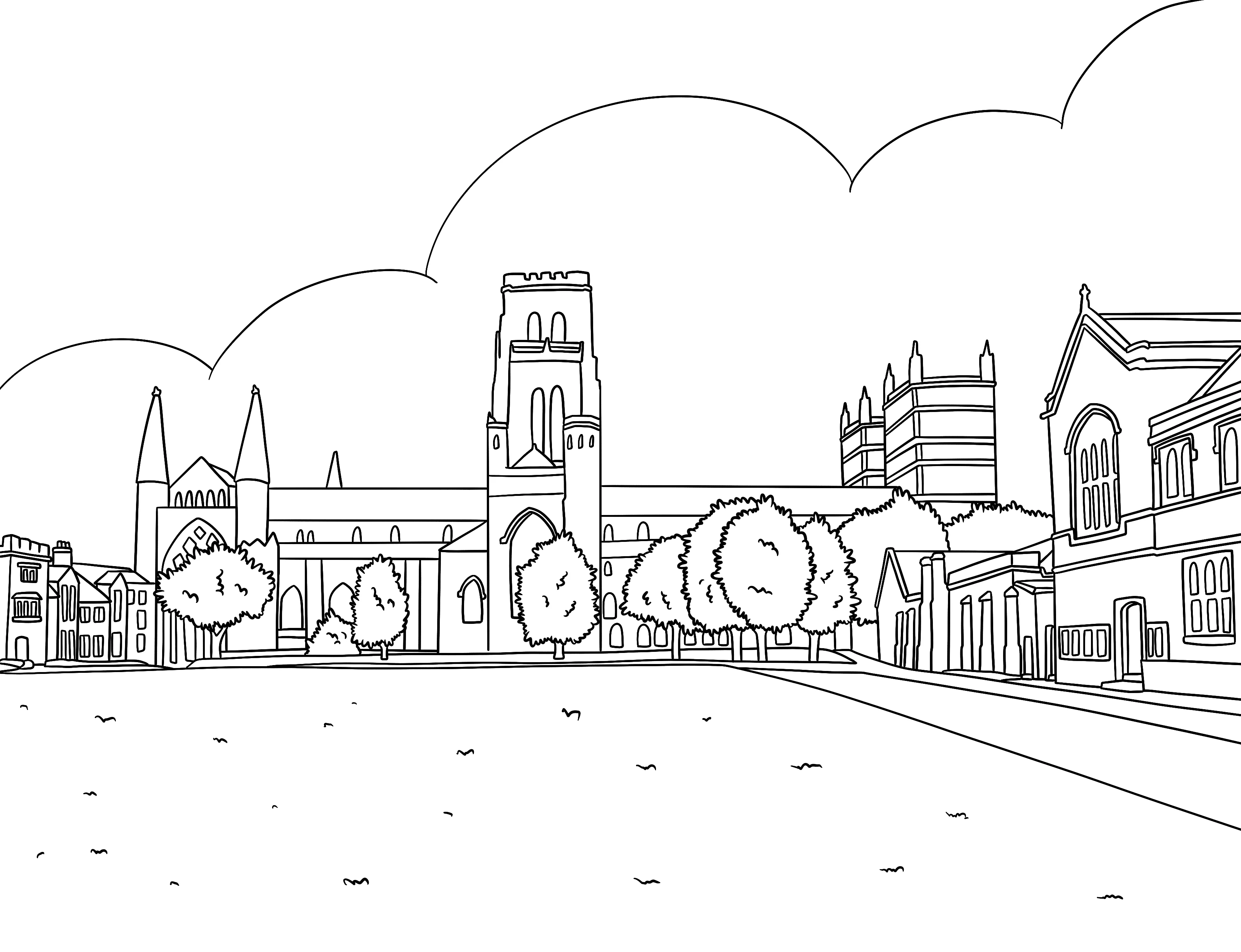 Durham Colouring Book (A4) - Image 4
