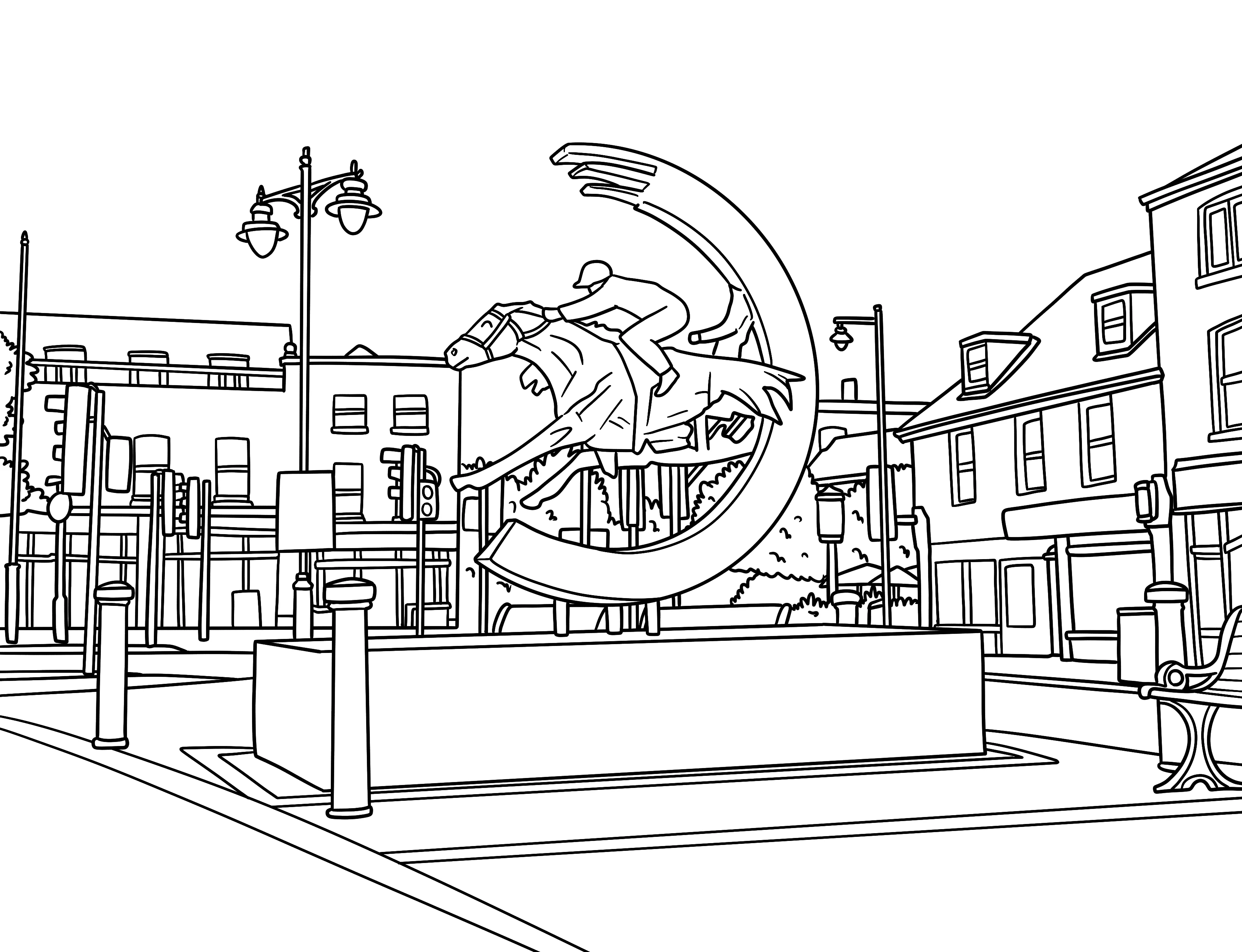 Epsom Colouring Book (A4) - Image 4