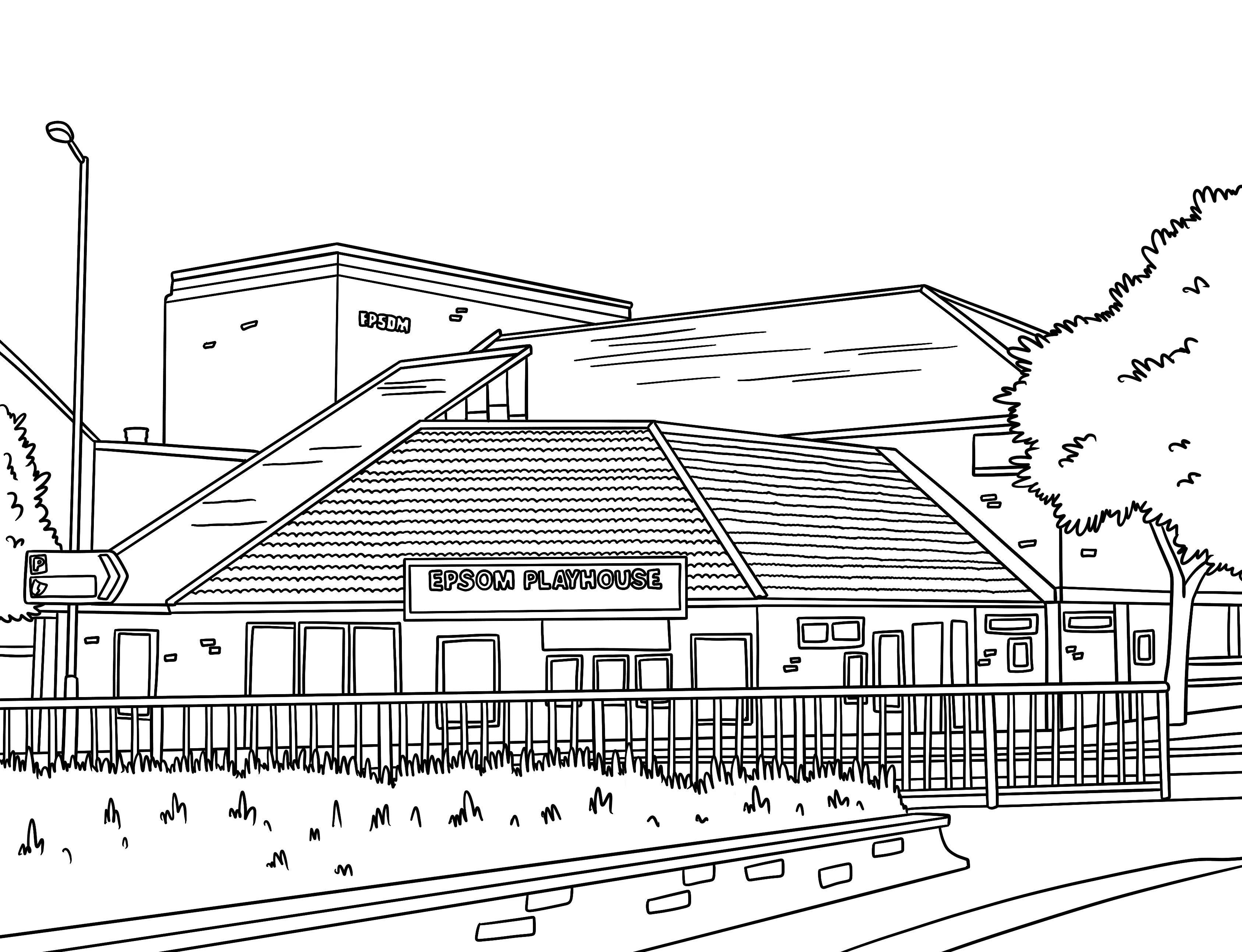 Epsom Colouring Book (A4) - Image 5