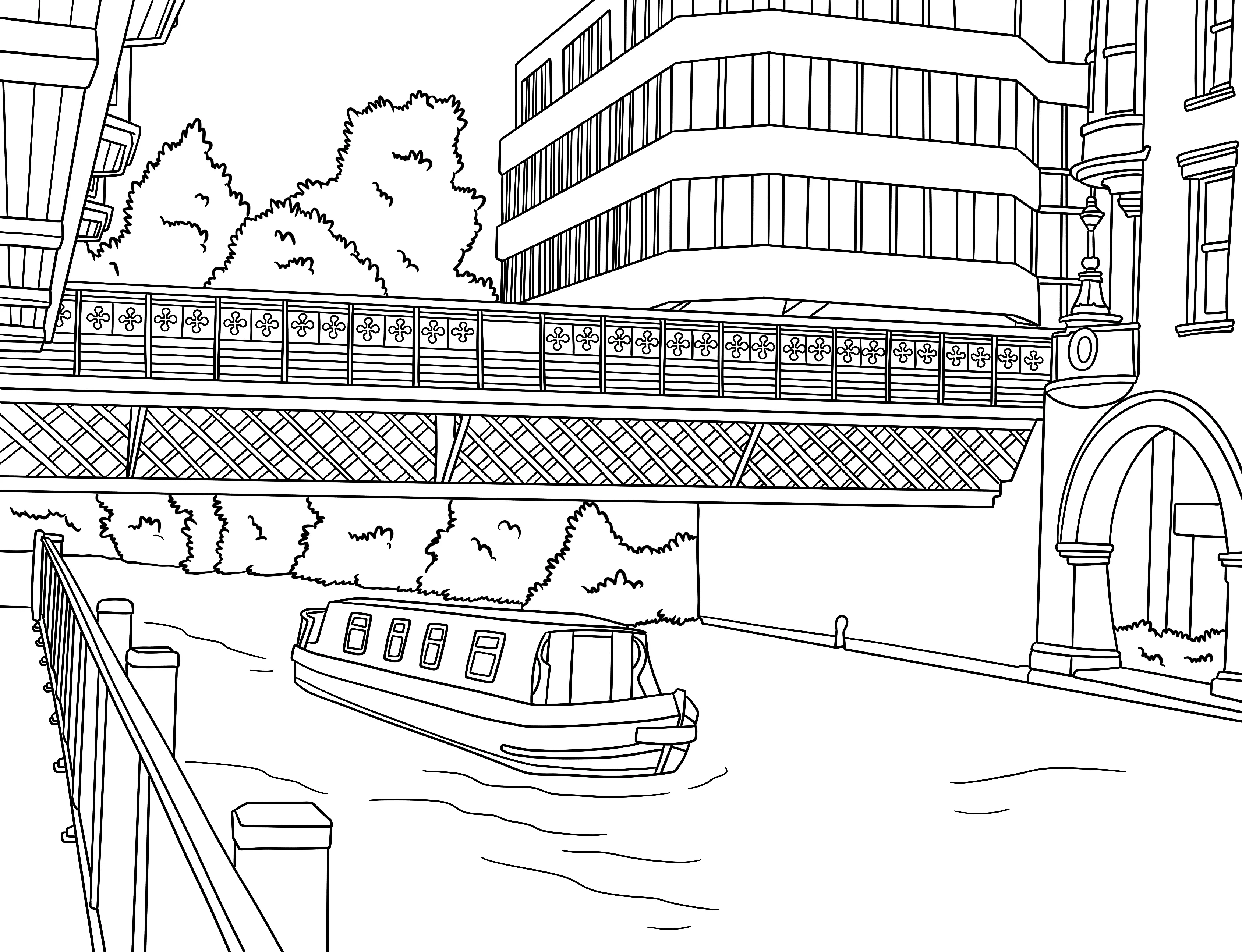 Guildford Colouring Book (A4) - Image 2