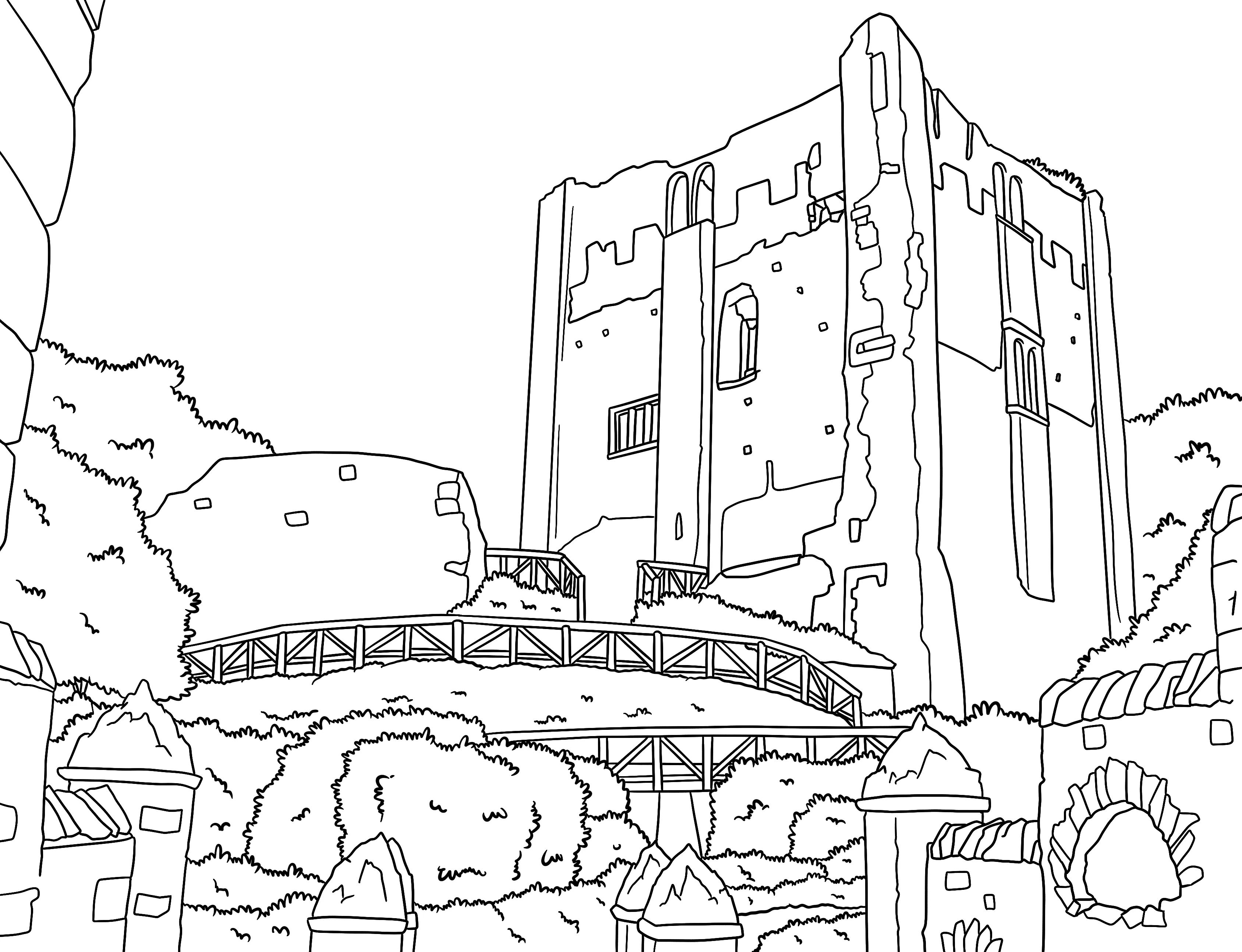 Guildford Colouring Book (A4) - Image 3