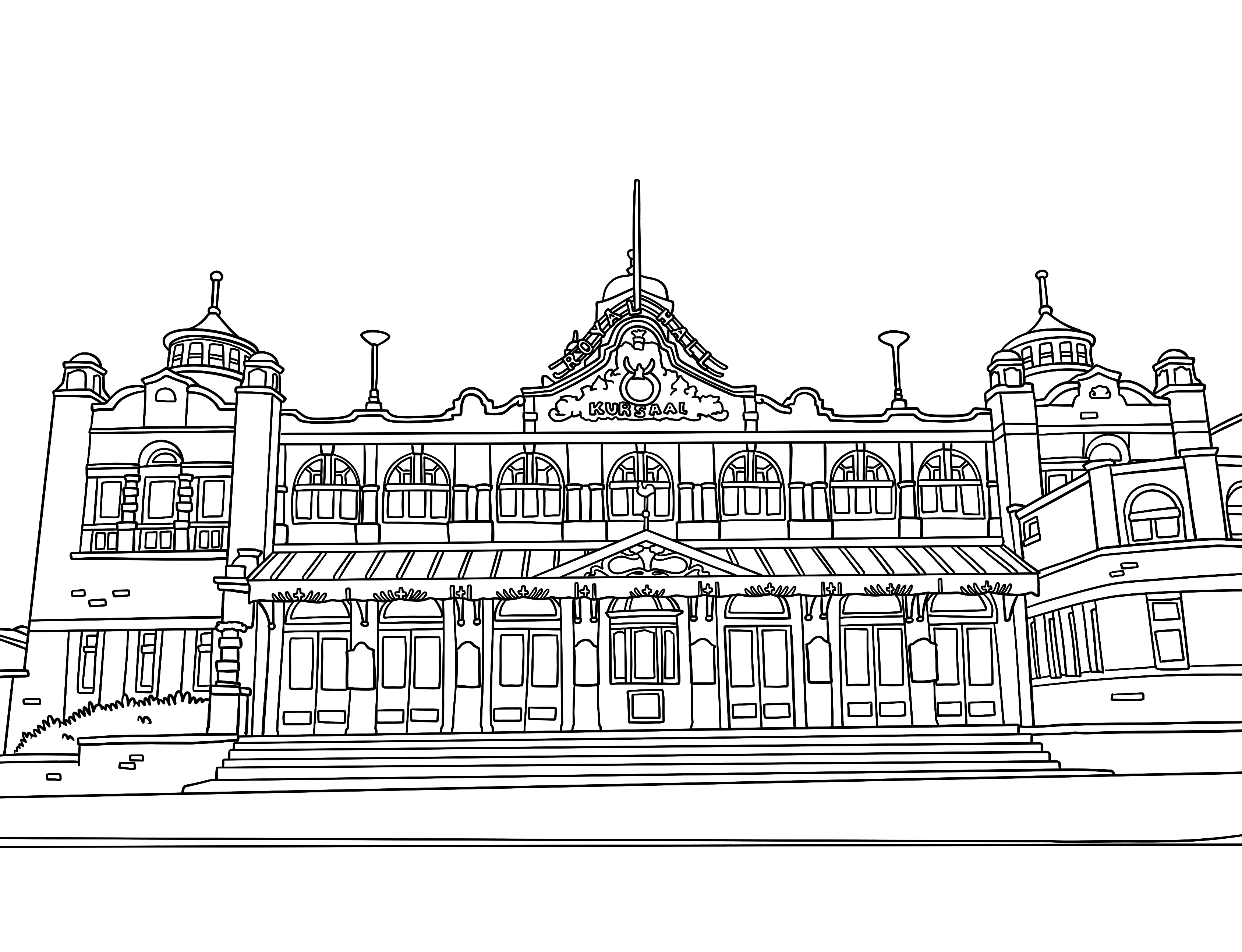Harrogate Colouring Book (A4) - Image 2