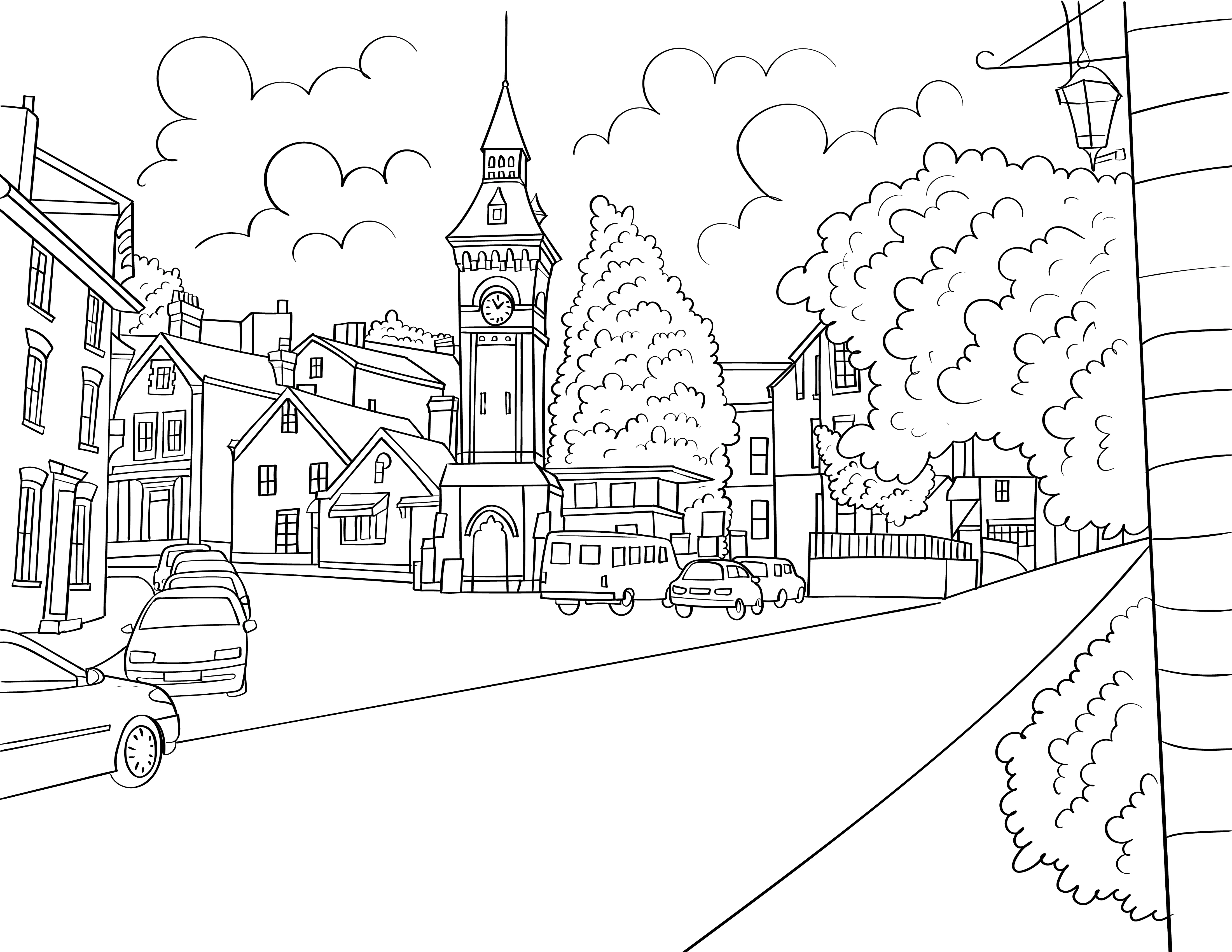 Hay-on-Wye Colouring Book (A4) - Image 4