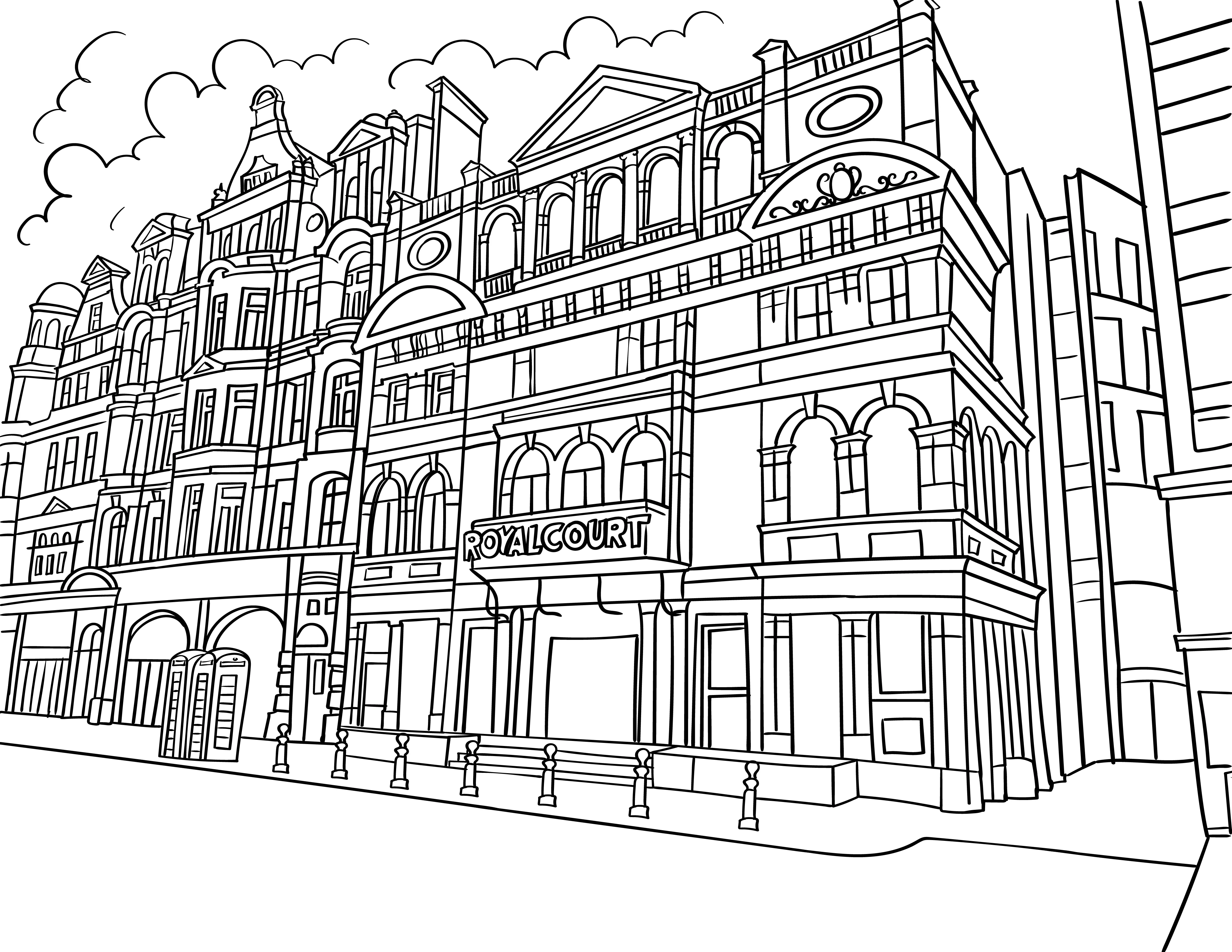Kensington & Chelsea Colouring Book (A4) - Image 3