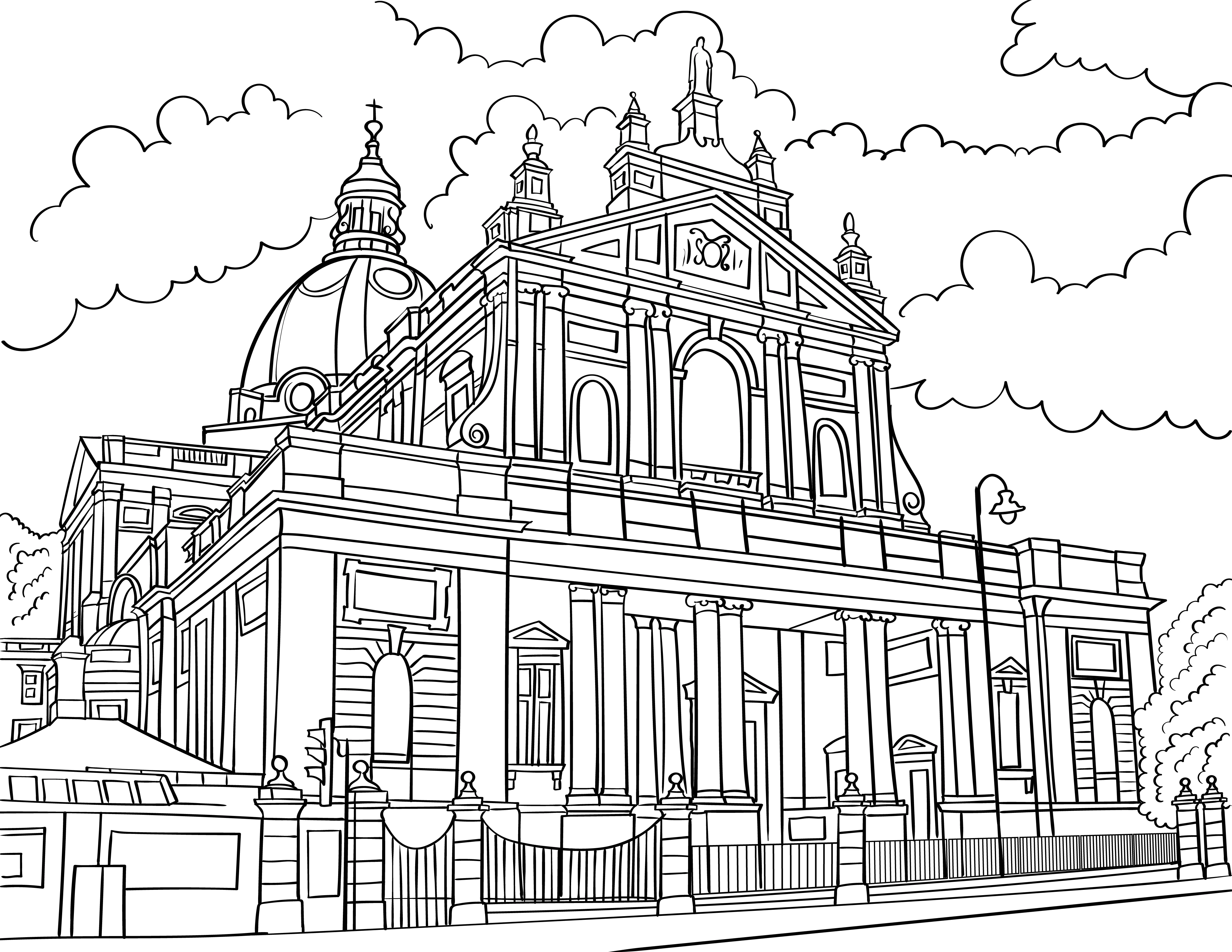 Kensington & Chelsea Colouring Book (A4) - Image 4