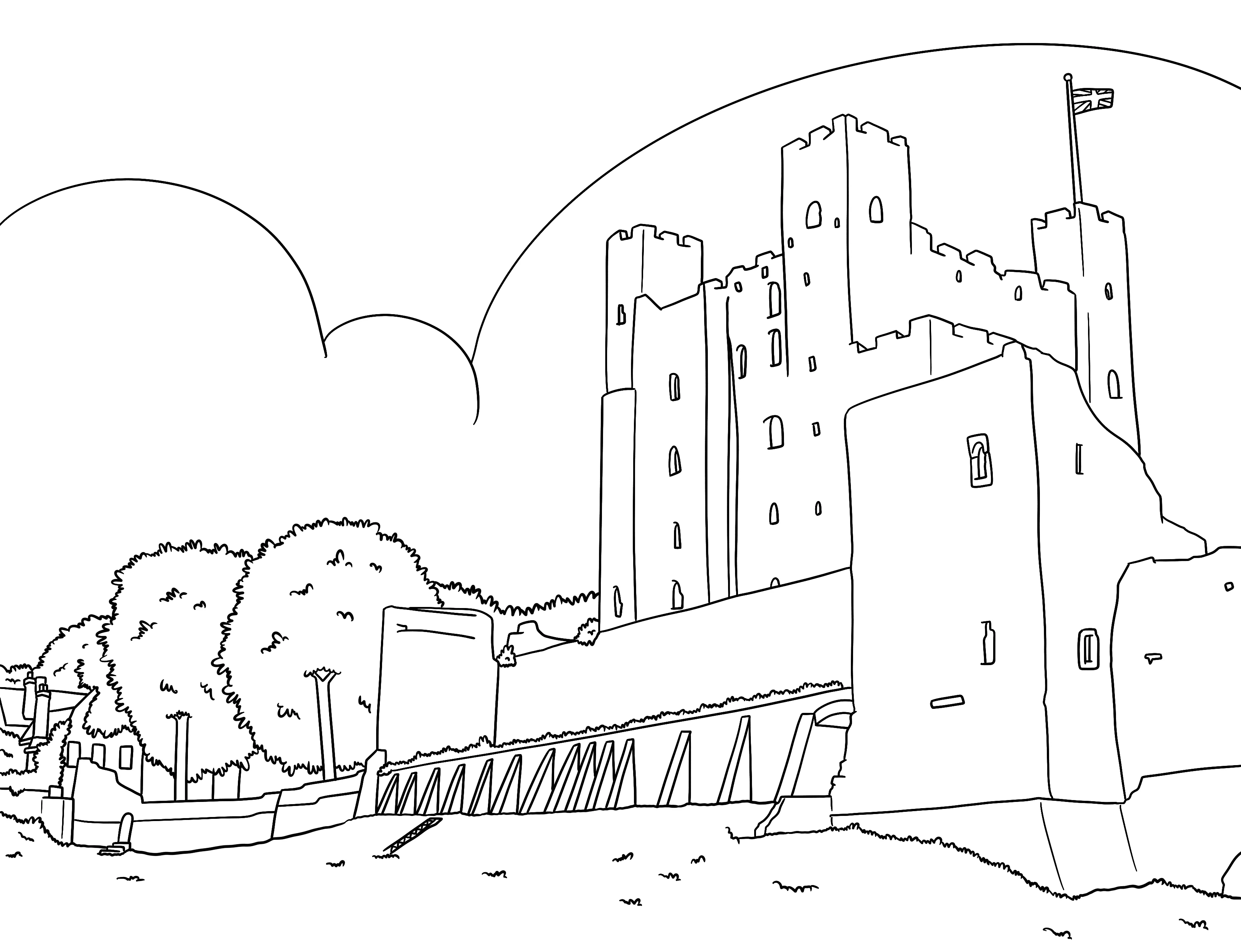 Kent Colouring Book (A4) - Image 2