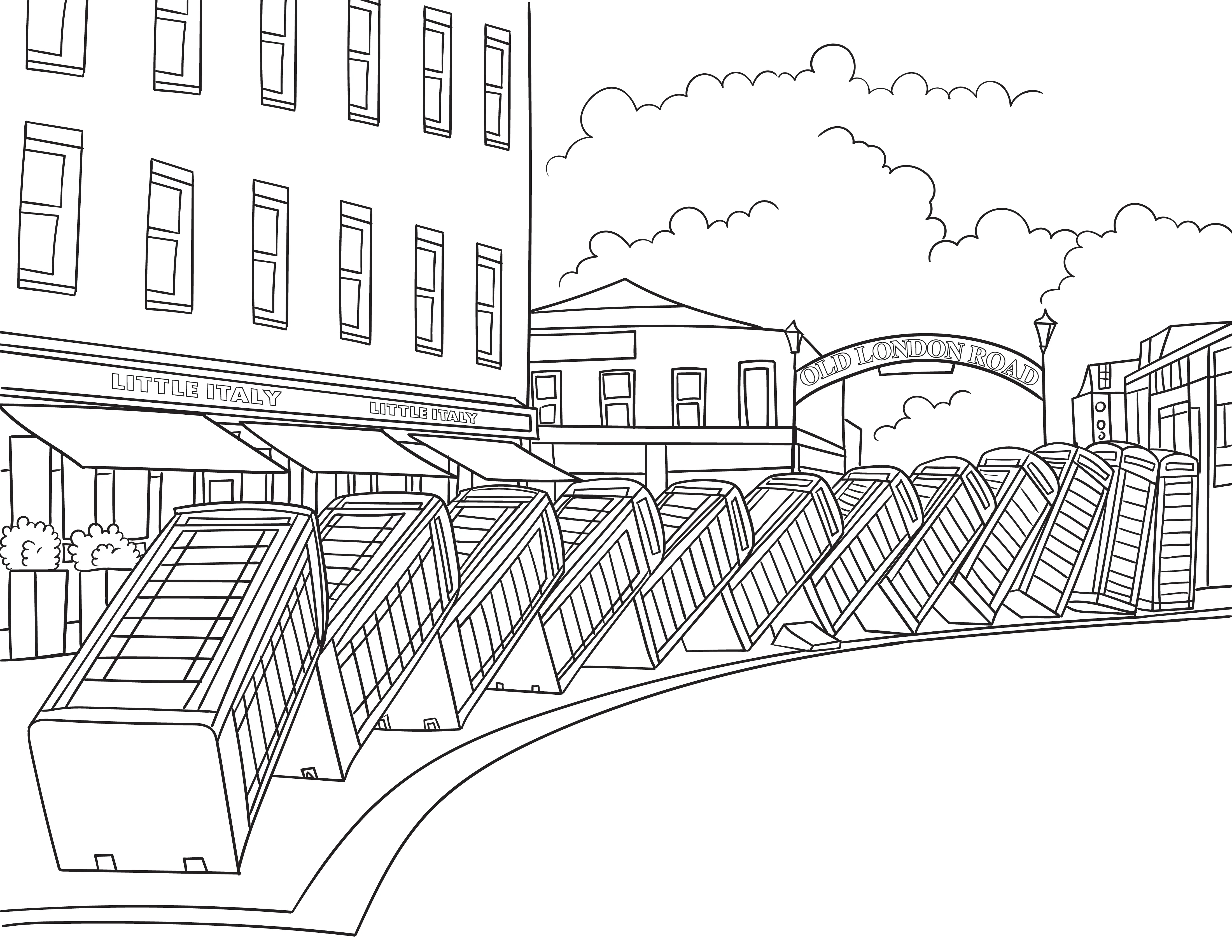 Kingston Colouring Book (A4) - Image 3