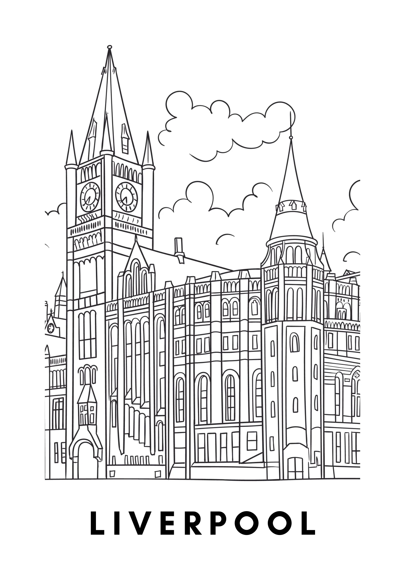 Liverpool Wall Art (A4) - Image 2