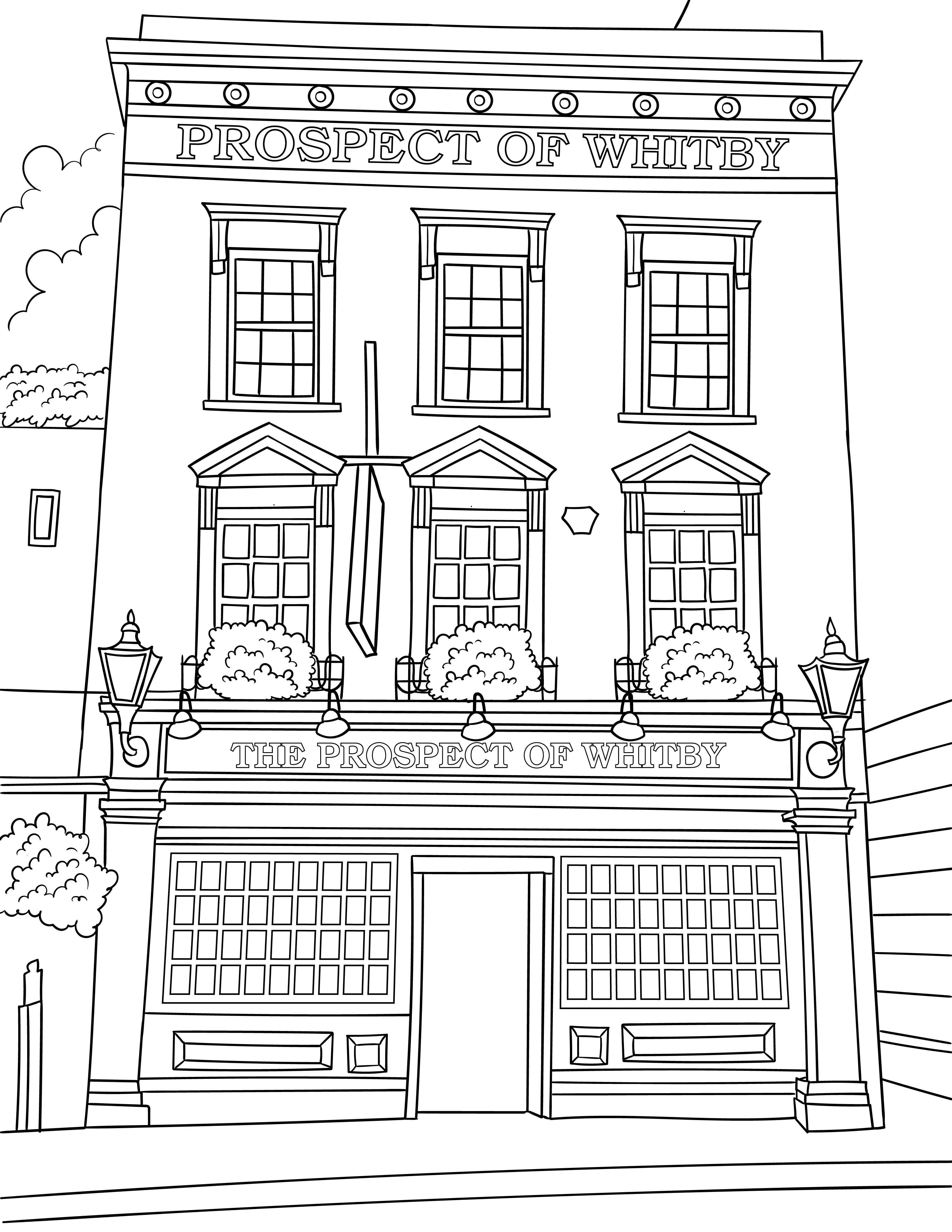London Pubs Colouring Book (A4) - Image 2