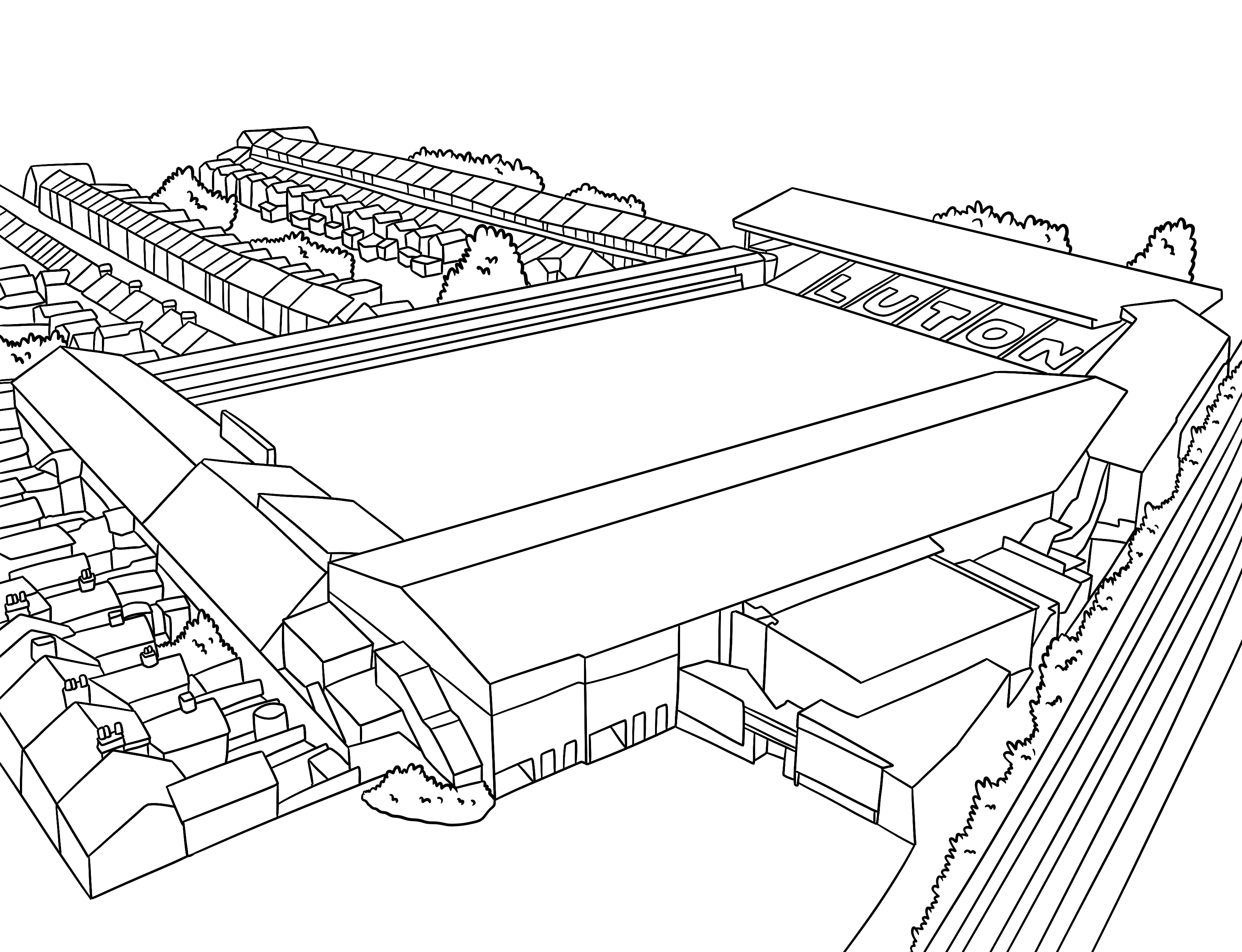 Luton Colouring Book (A4) - Image 4