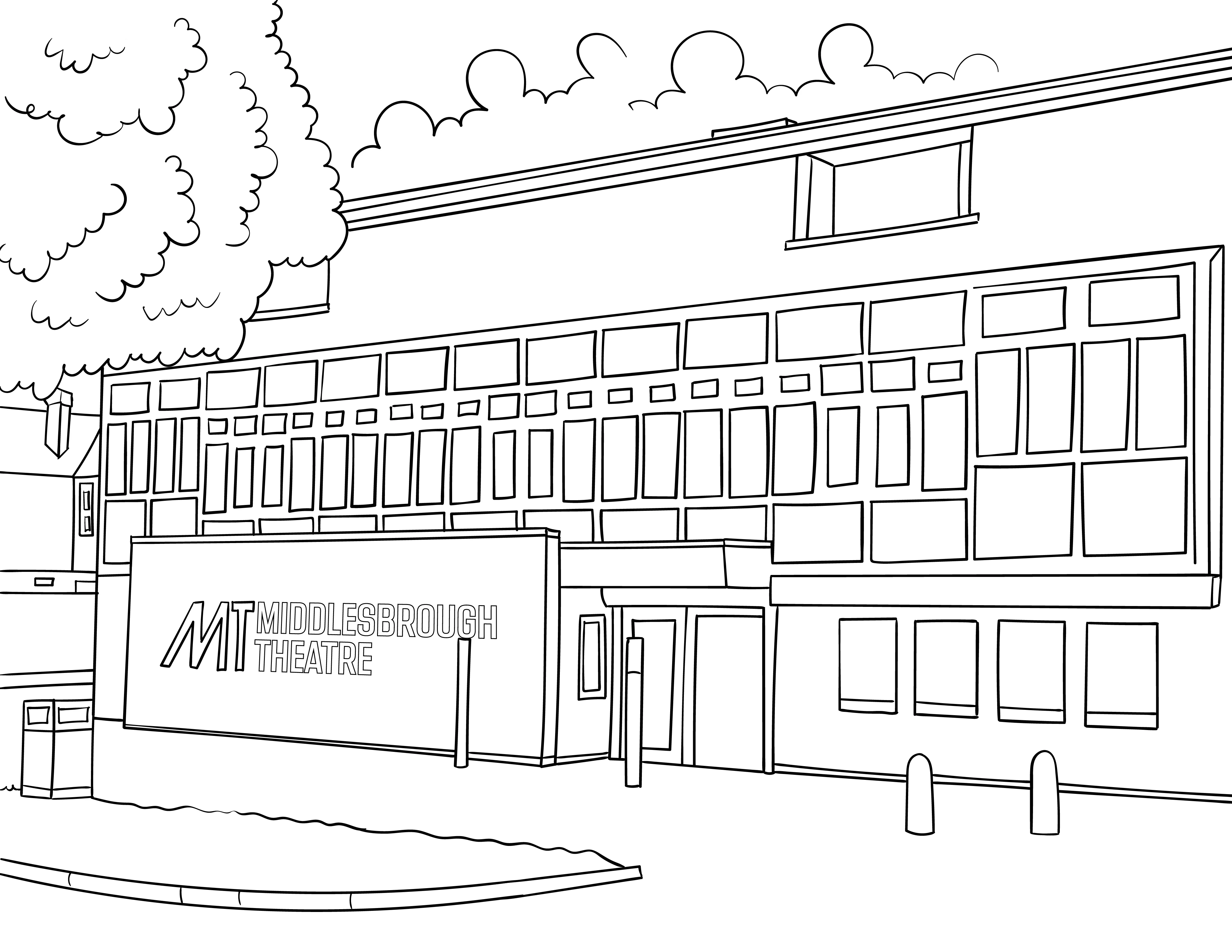 Middlesbrough Colouring Book (A4) - Image 3
