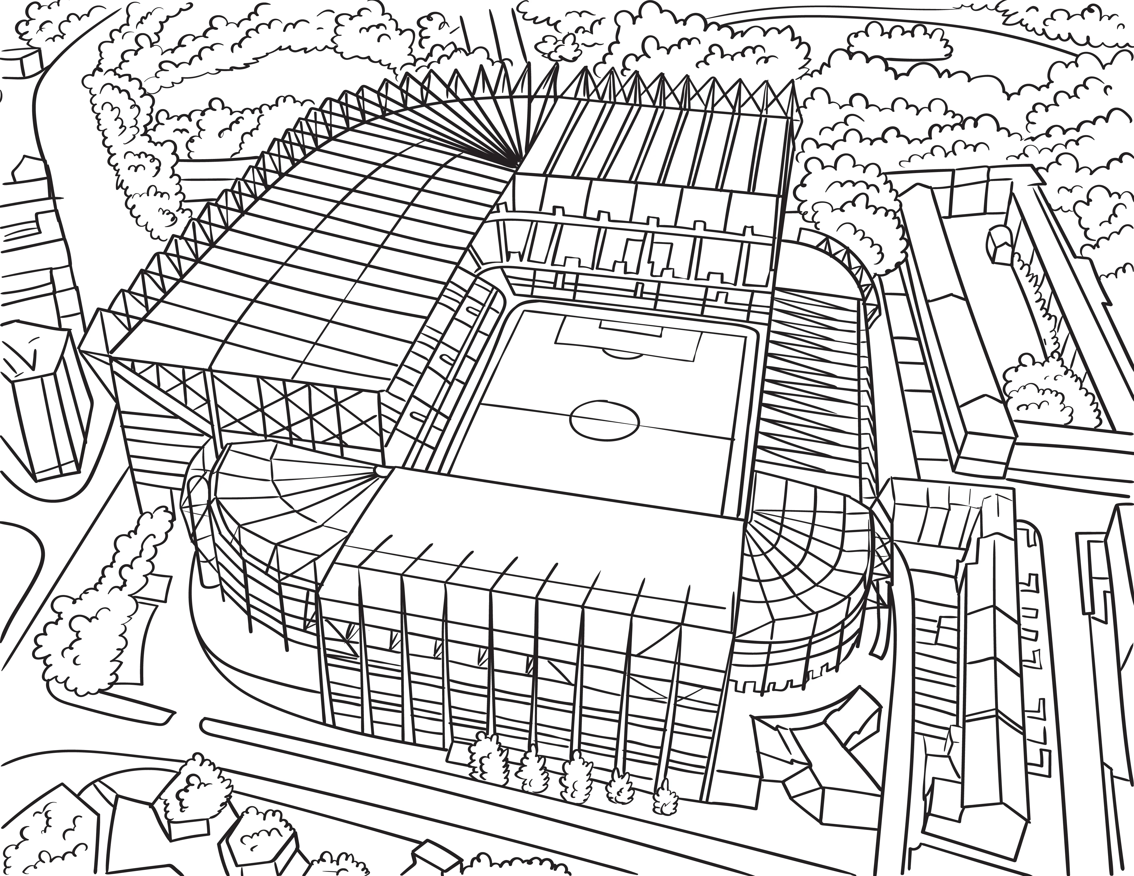 Newcastle Colouring Book (A4) - Image 4