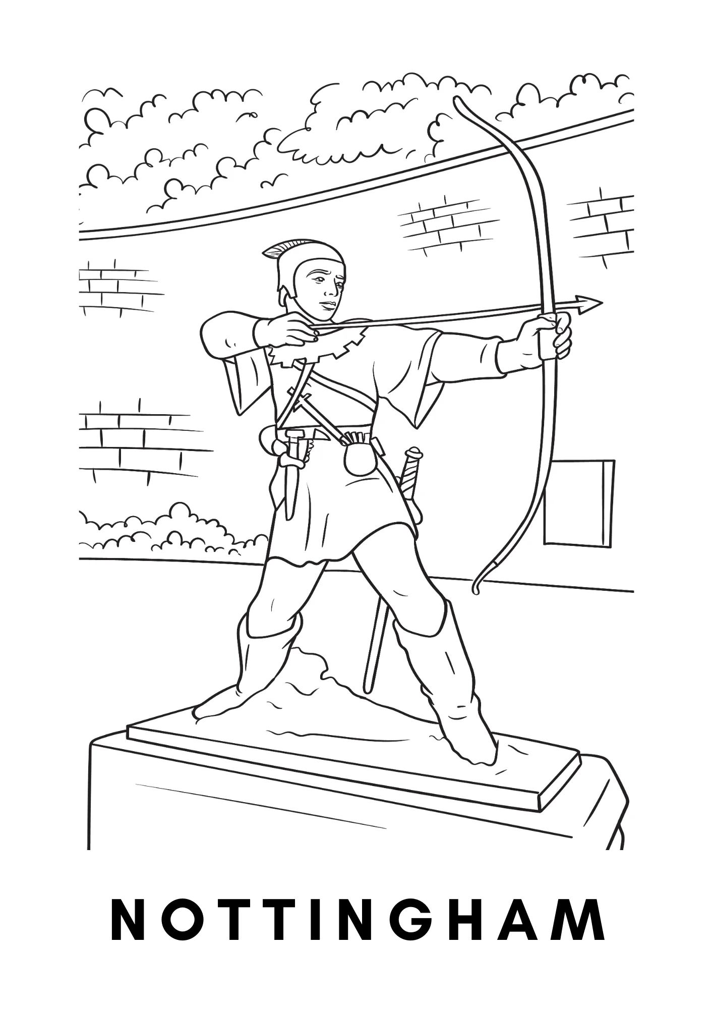 Nottingham Wall Art (A4) - Image 2