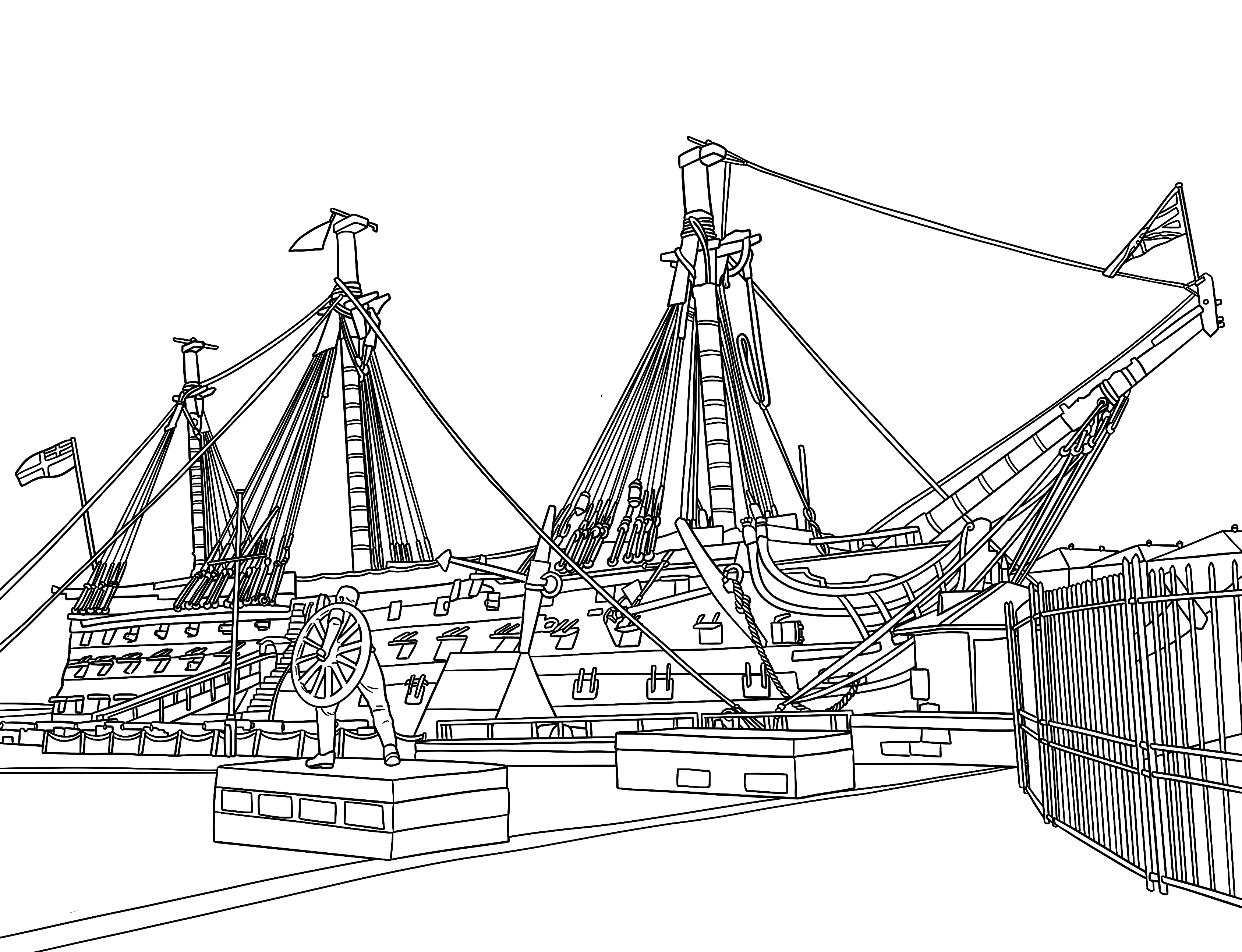 Portsmouth Colouring Book (A4) - Image 3