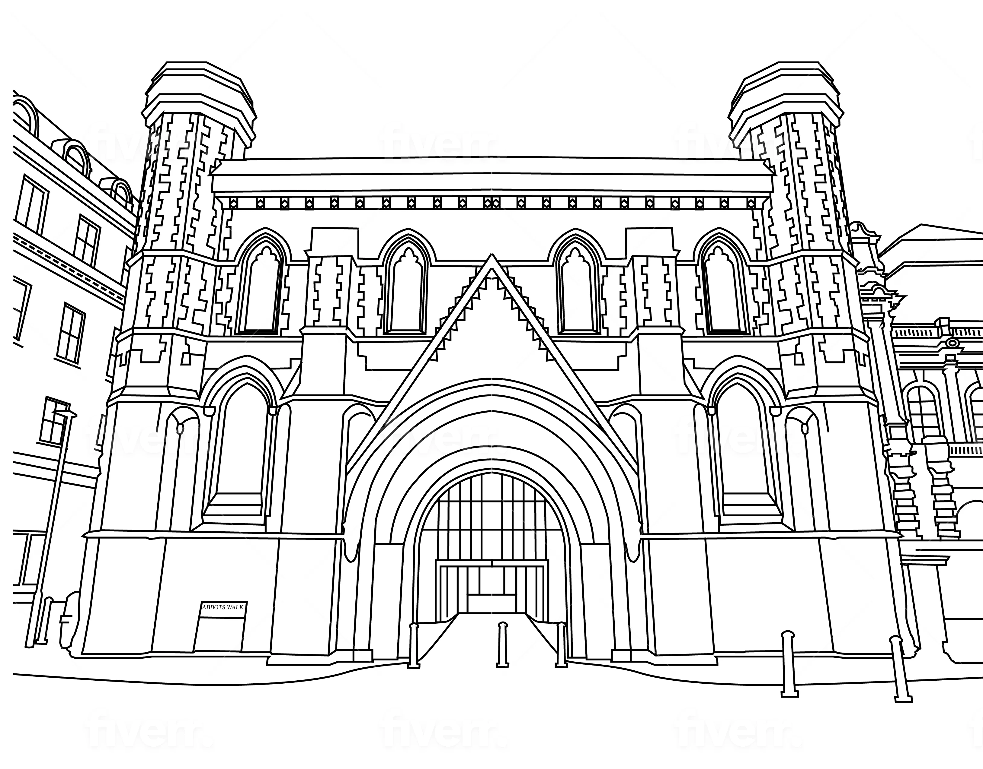 Reading Colouring Book (A4) - Image 4