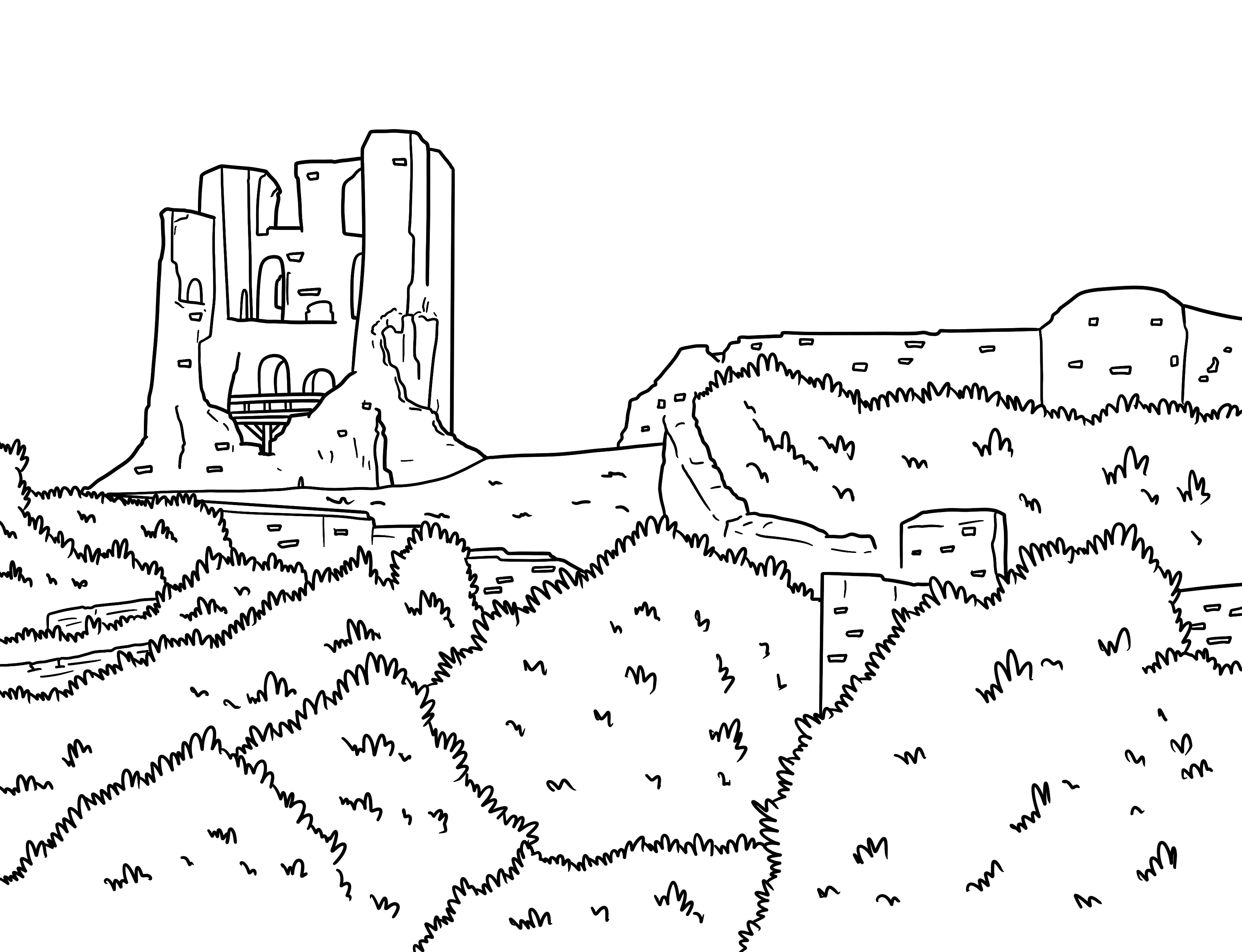 Scarborough Colouring Book (A4) - Image 3