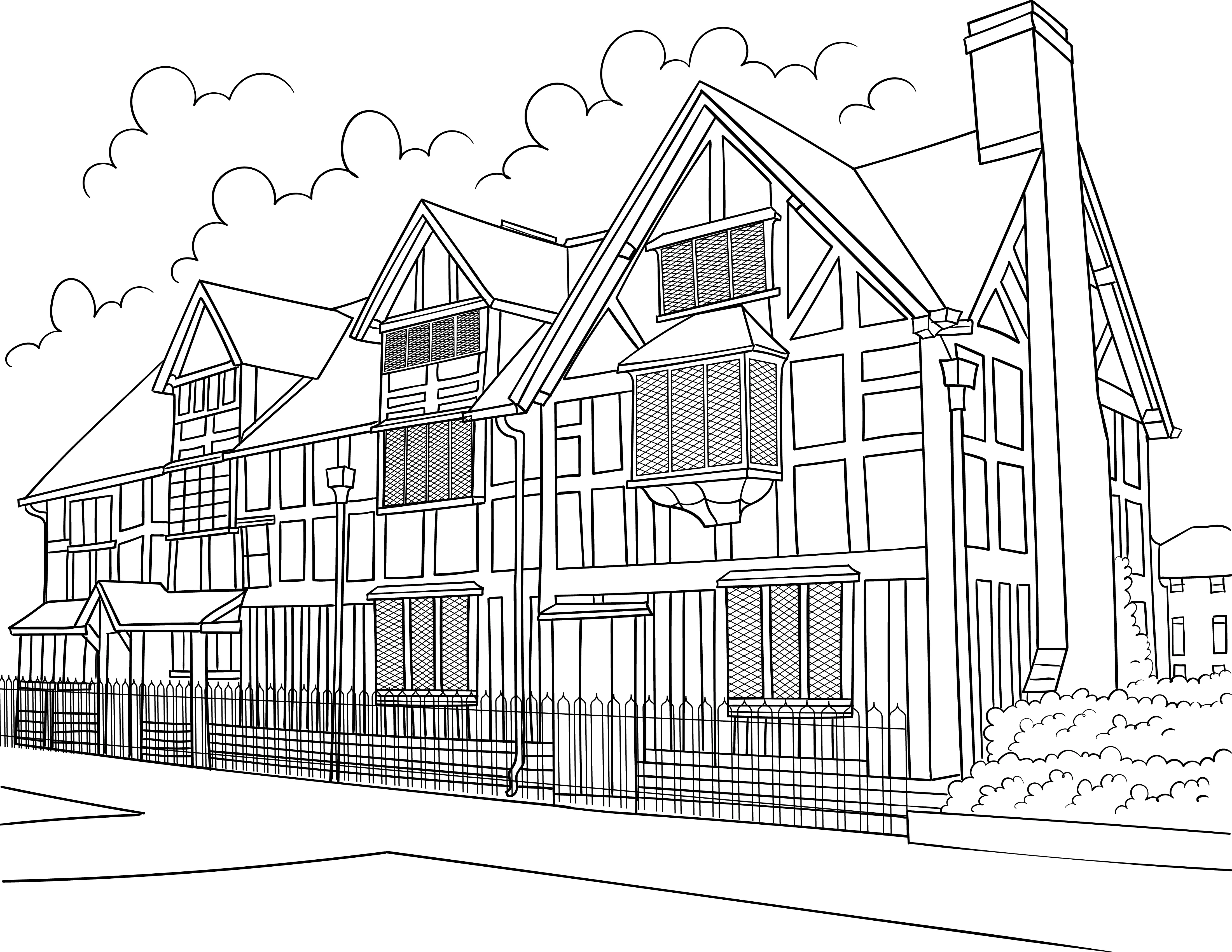 Stratford-upon-Avon Colouring Book (A4) - Image 4