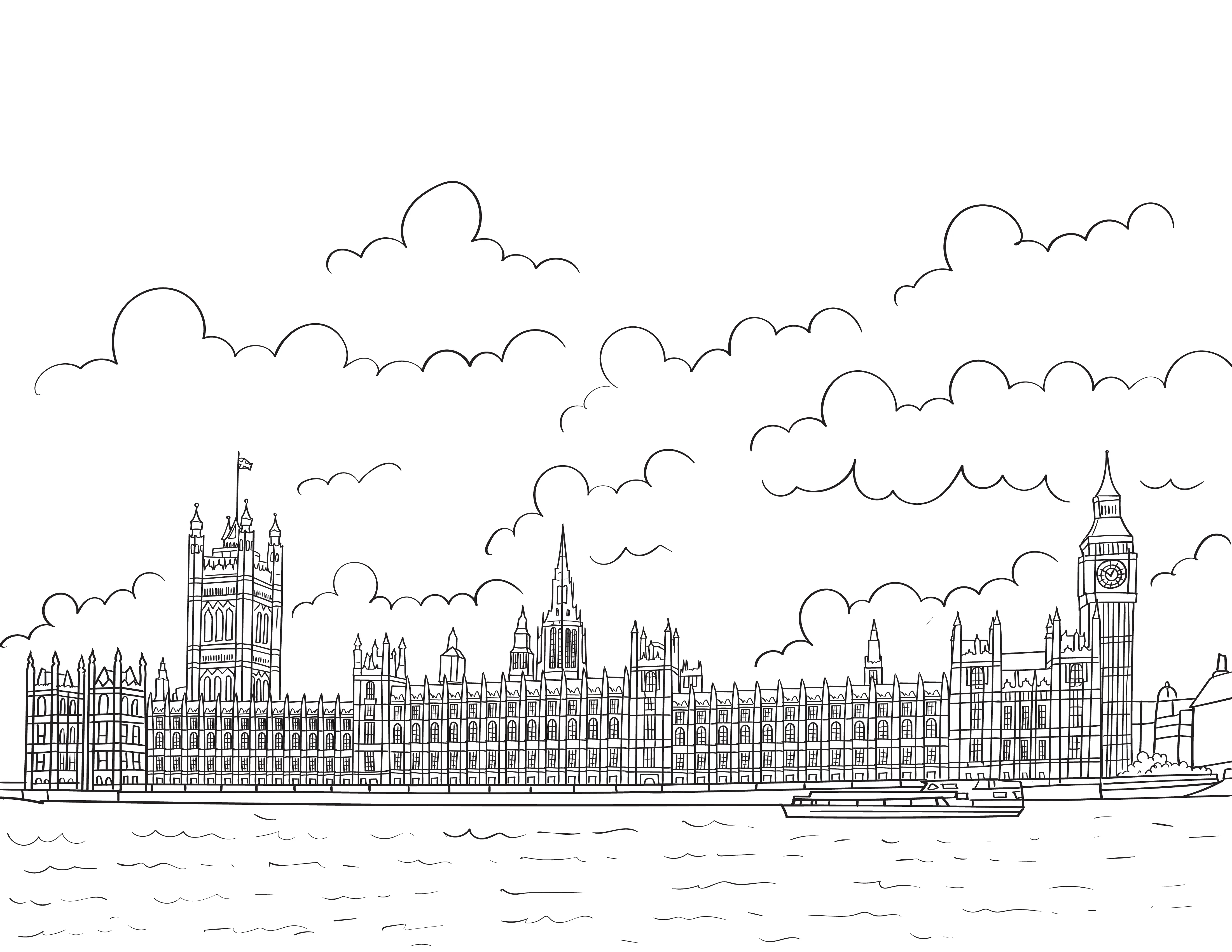 London Colouring Book (A4) - Image 5