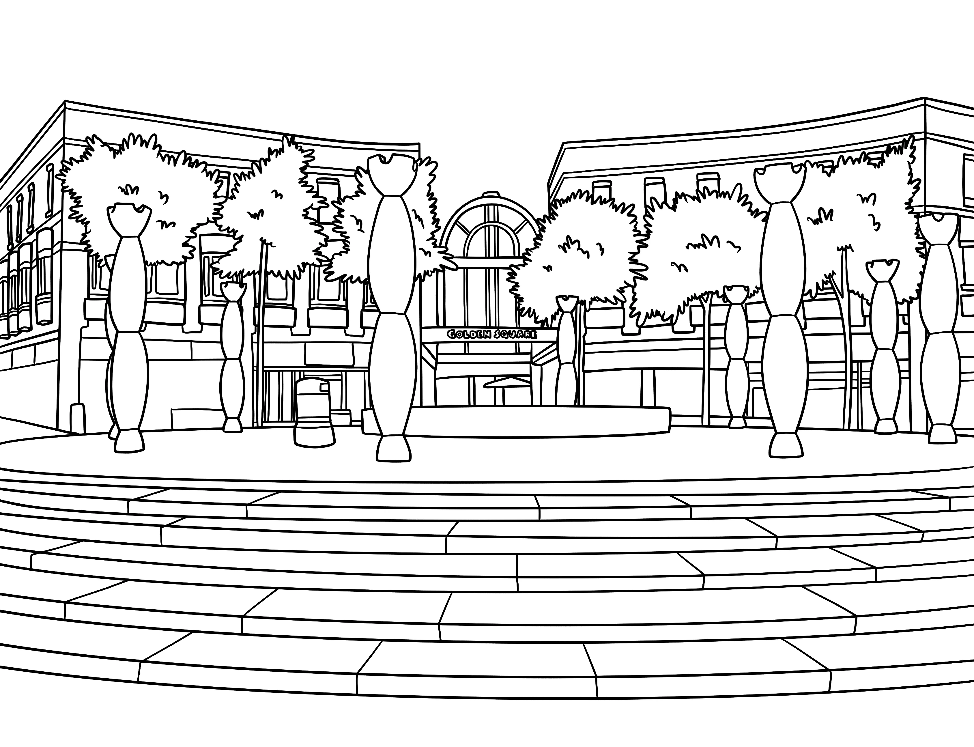 Warrington Colouring Book (A4) - Image 2