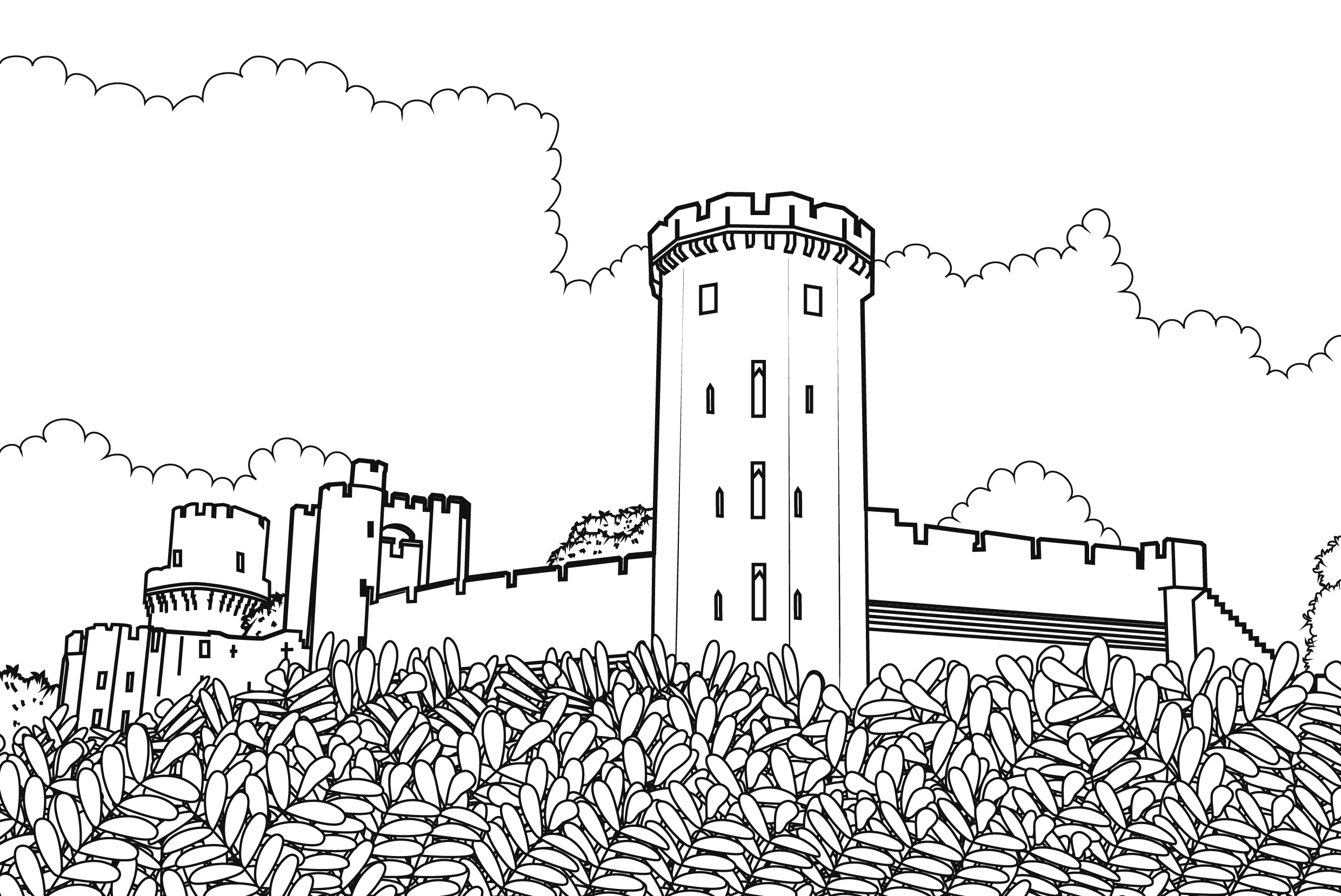 Warwick Colouring Book (A4) - Image 2