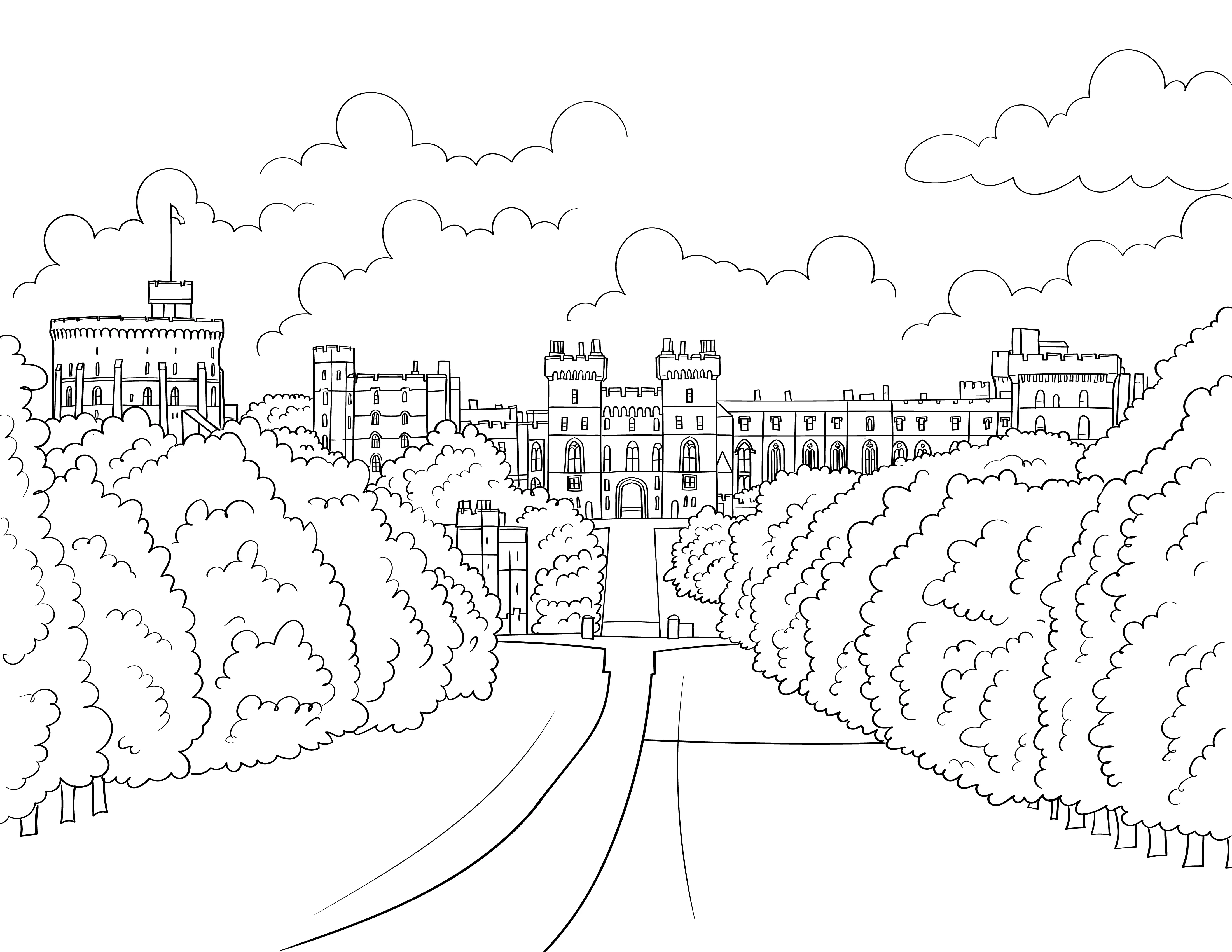 Windsor Colouring Book (A4) - Image 3