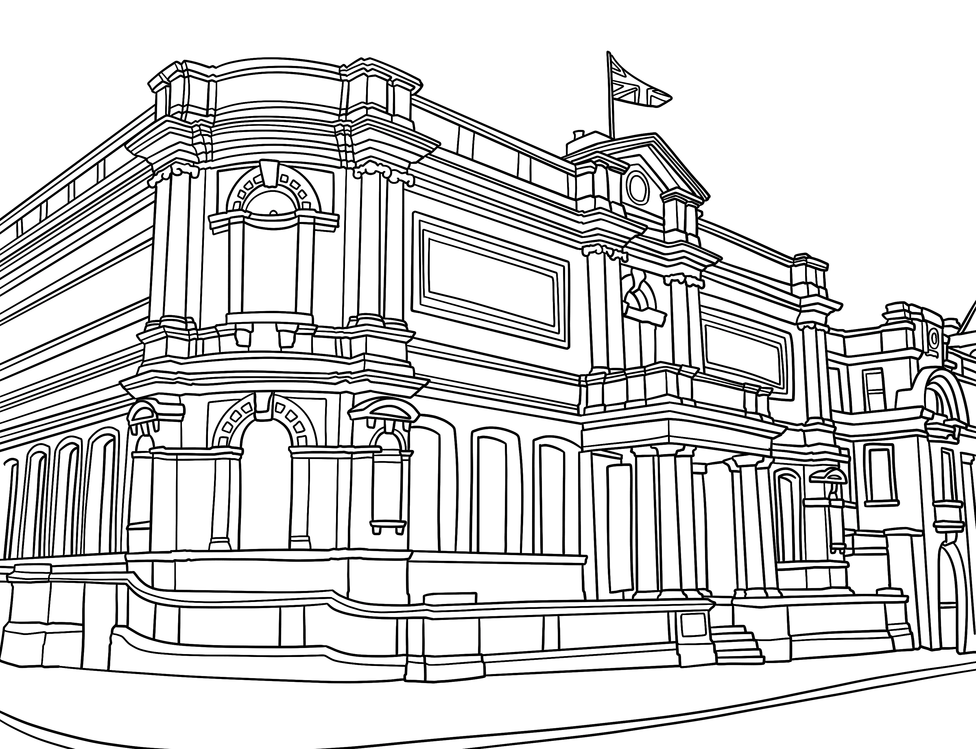 Wolverhampton Colouring Book (A4) - Image 3